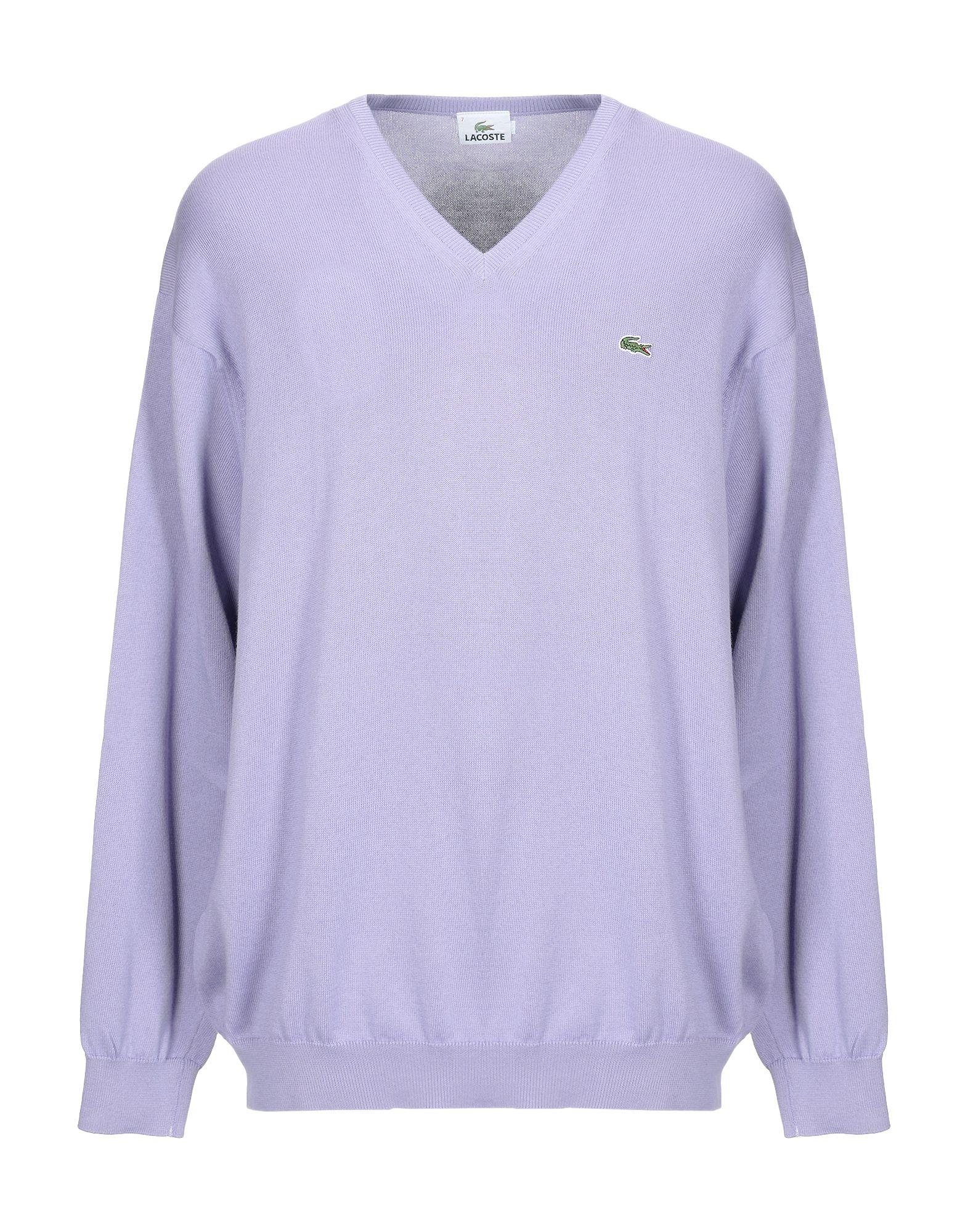 Purple lacoste sweater Clearance