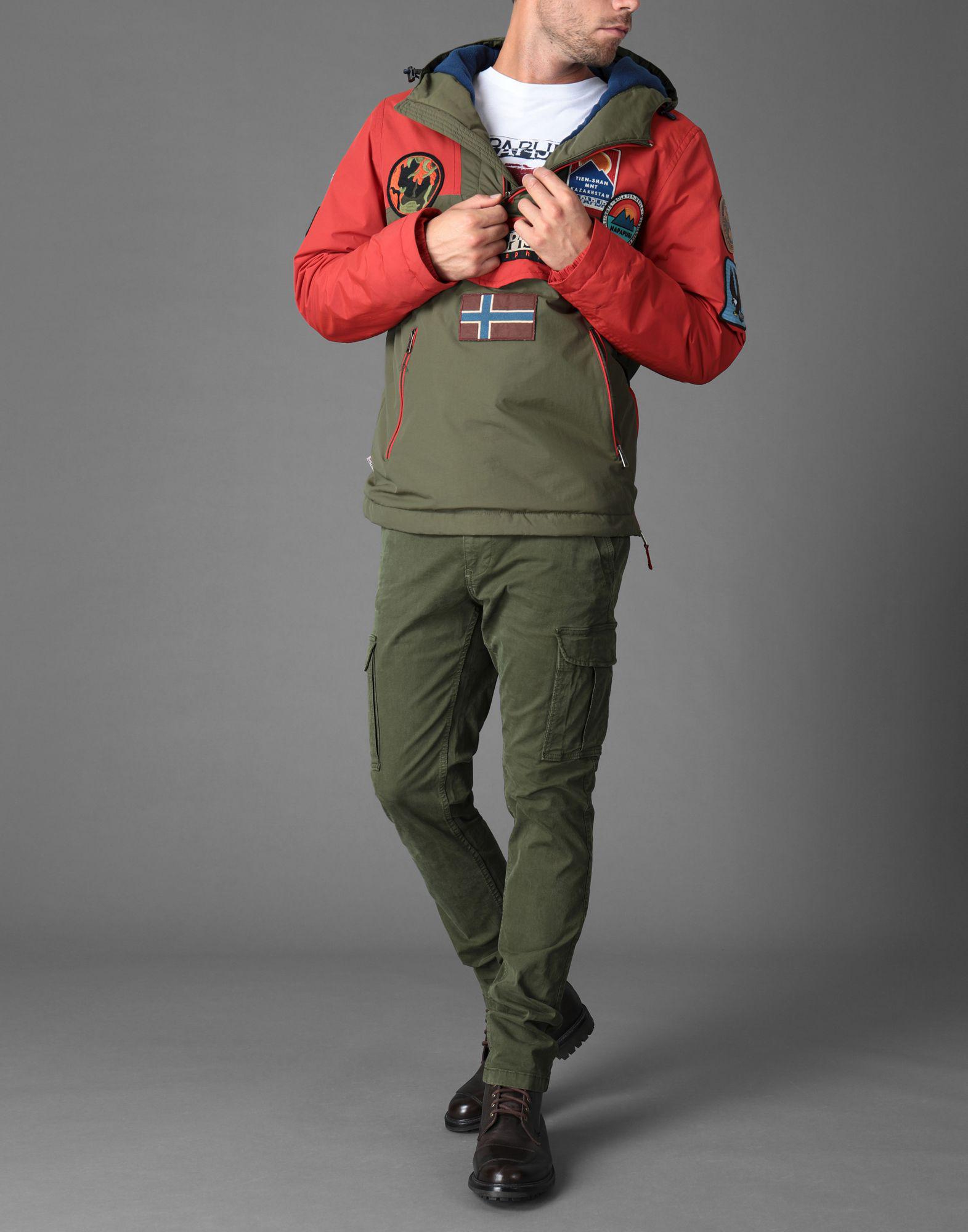 napapijri rainforest multi patch anorak