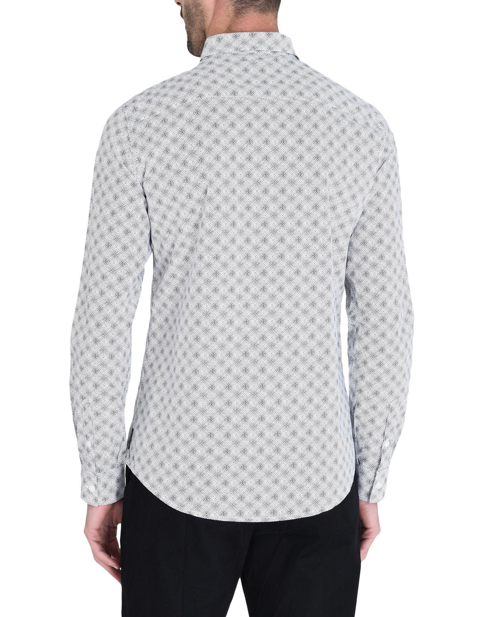 Armani Exchange Cotton Shirt in White for Men - Lyst