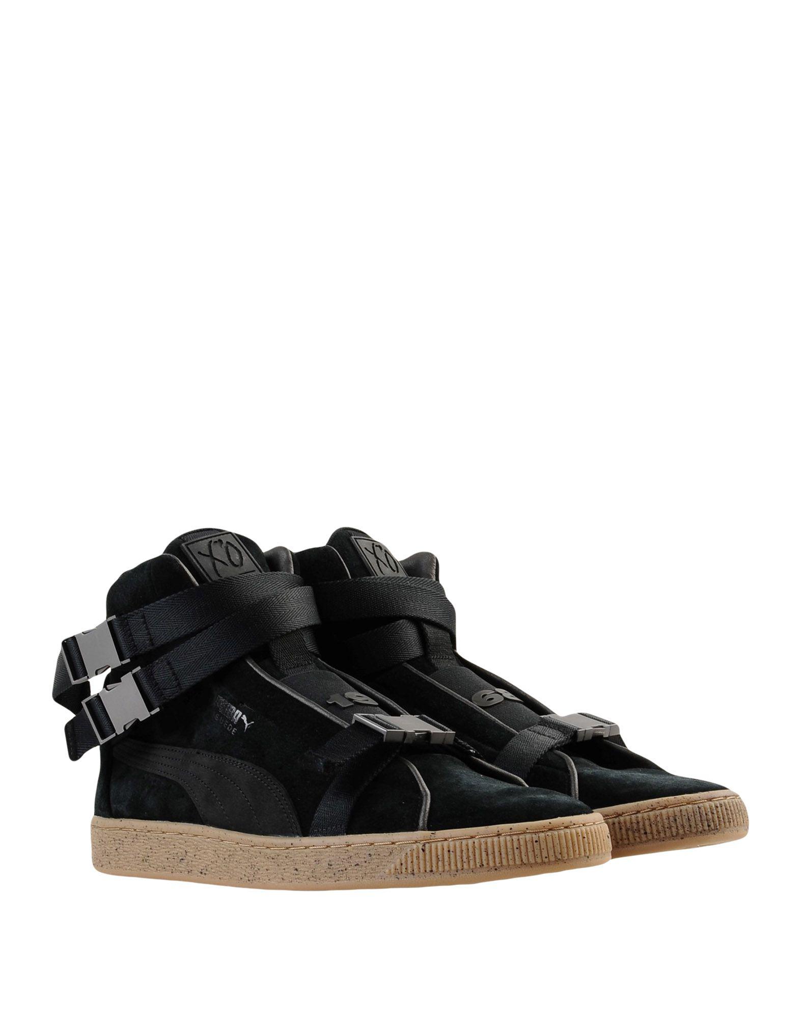 PUMA Suede High-tops & Sneakers in Black for Men - Lyst