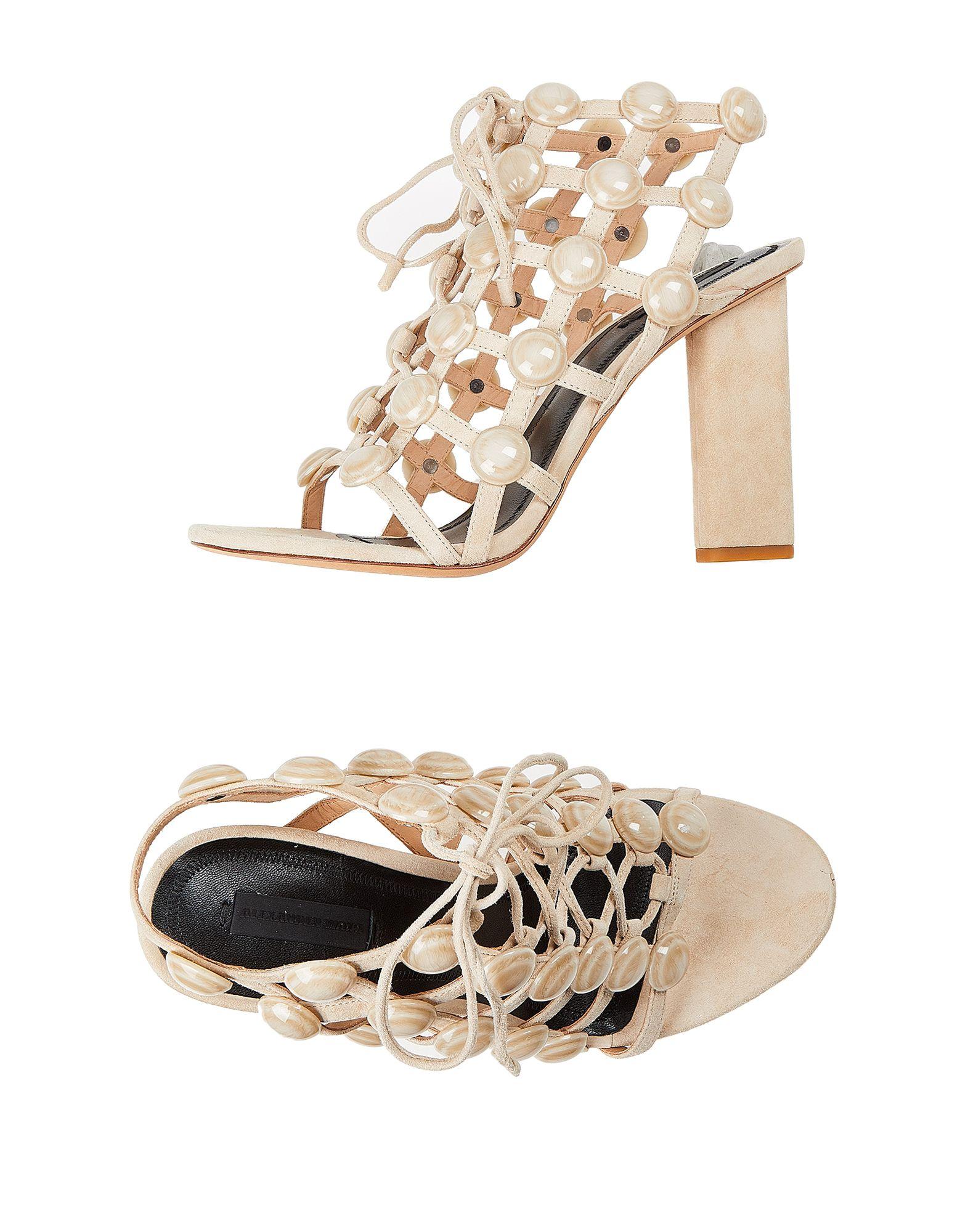 alexander wang suede sandals