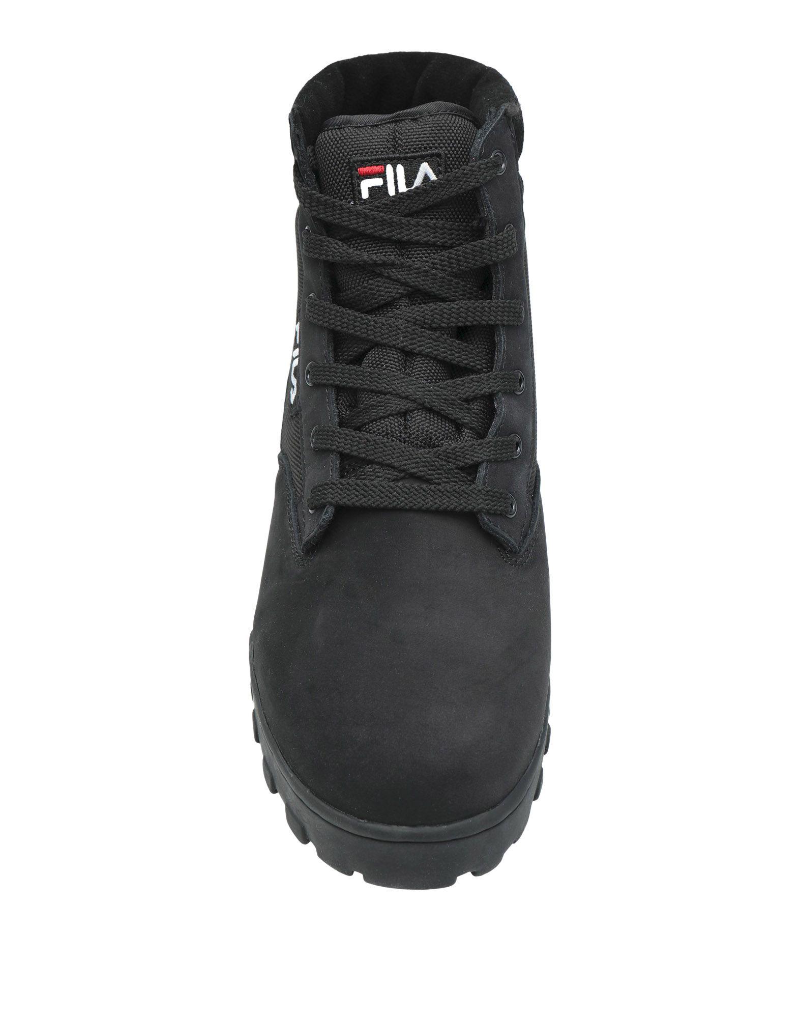 black fila boots