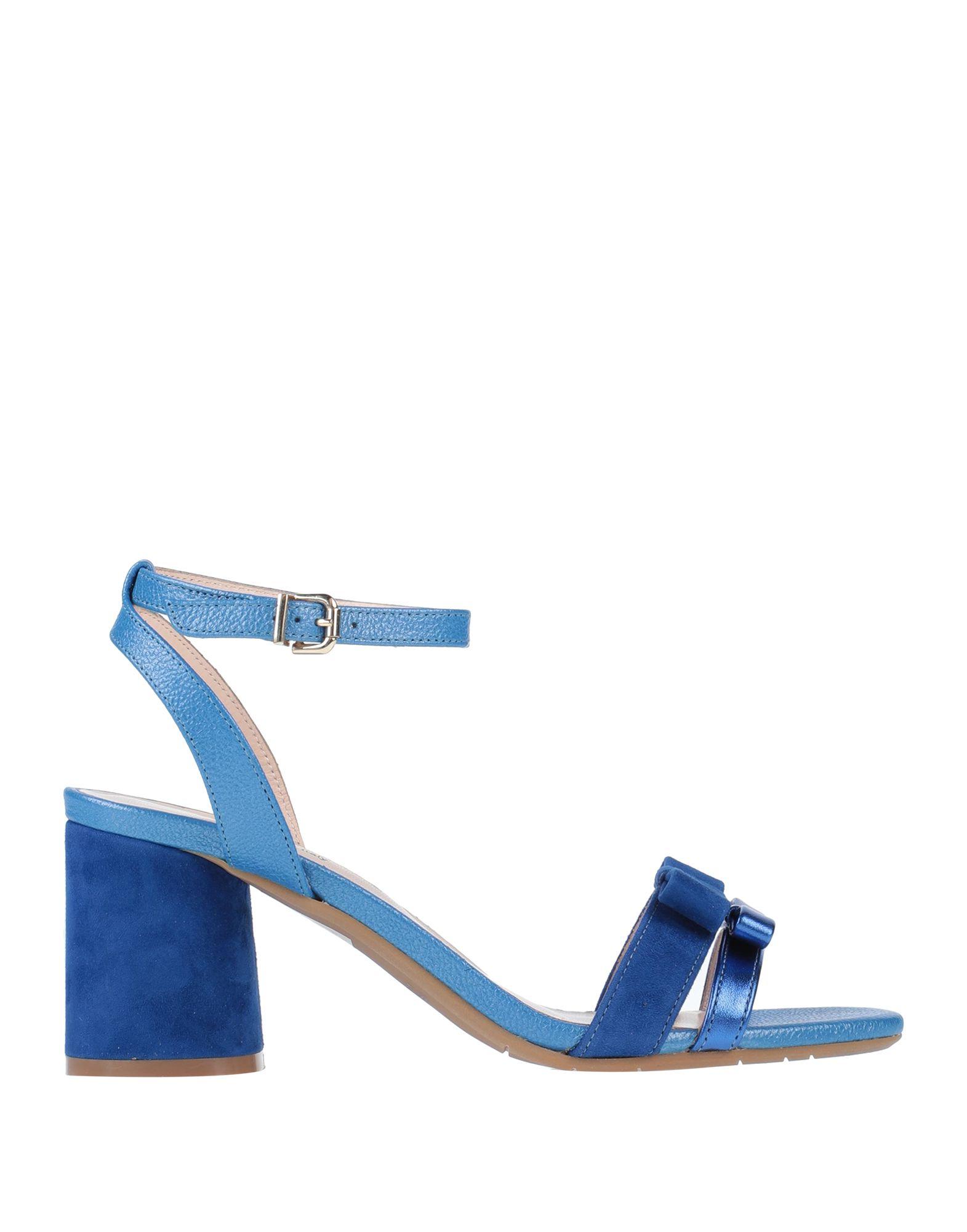 bright blue sandals