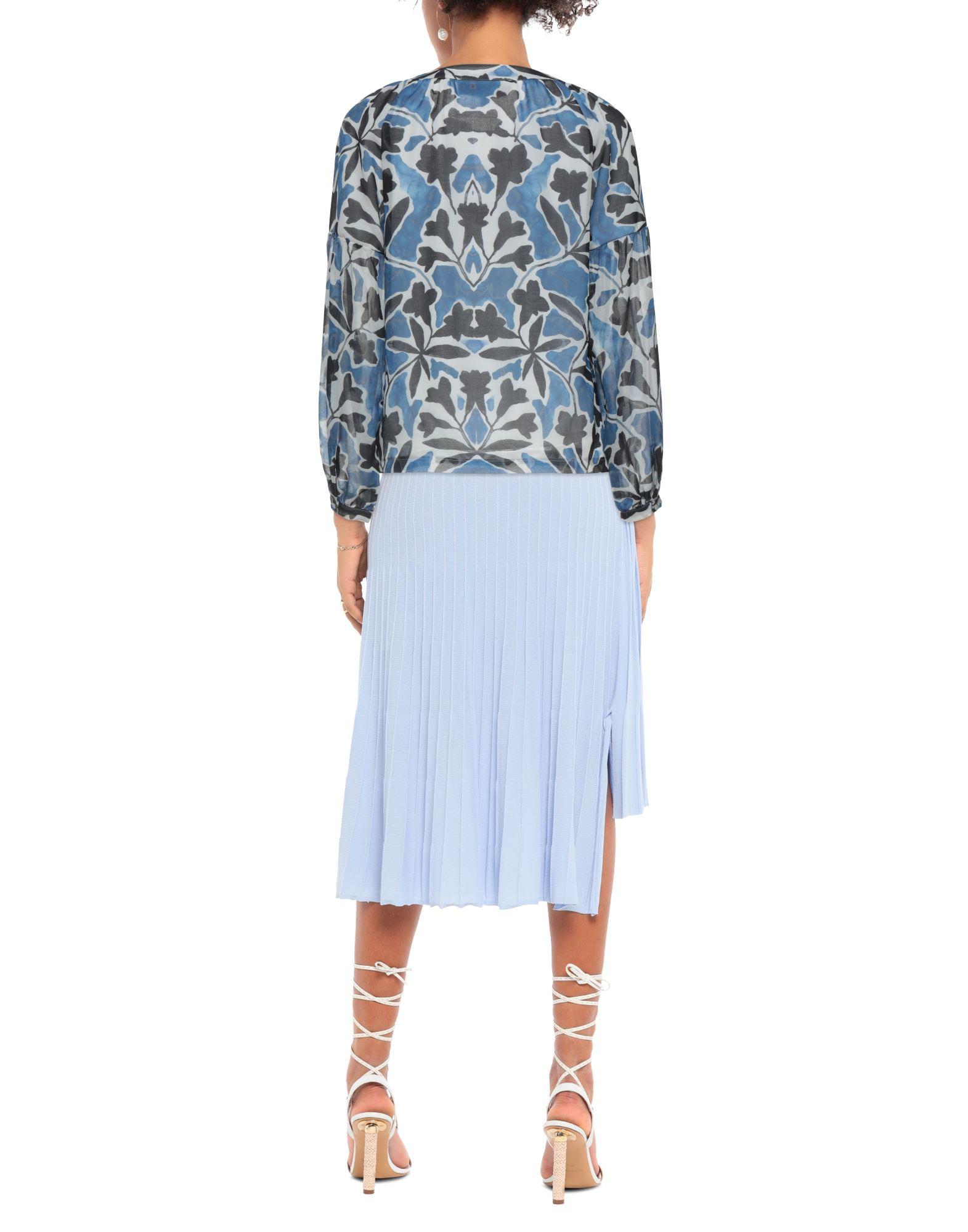 Kendall + Kylie Synthetic Blouse in Sky Blue (Blue) - Lyst