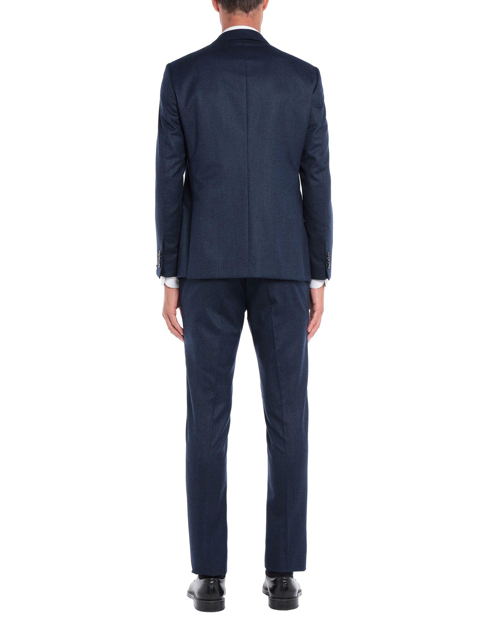 SCABAL® Flannel Suit in Dark Blue (Blue) for Men Lyst