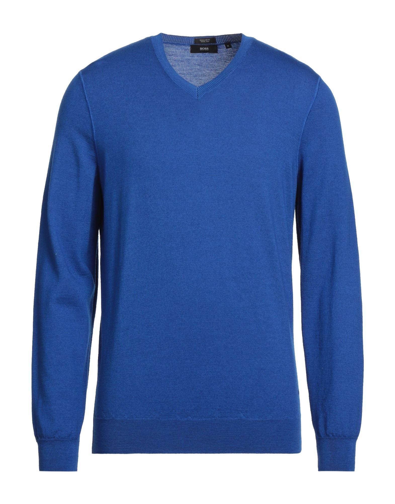 Hugo boss blue on sale sweater
