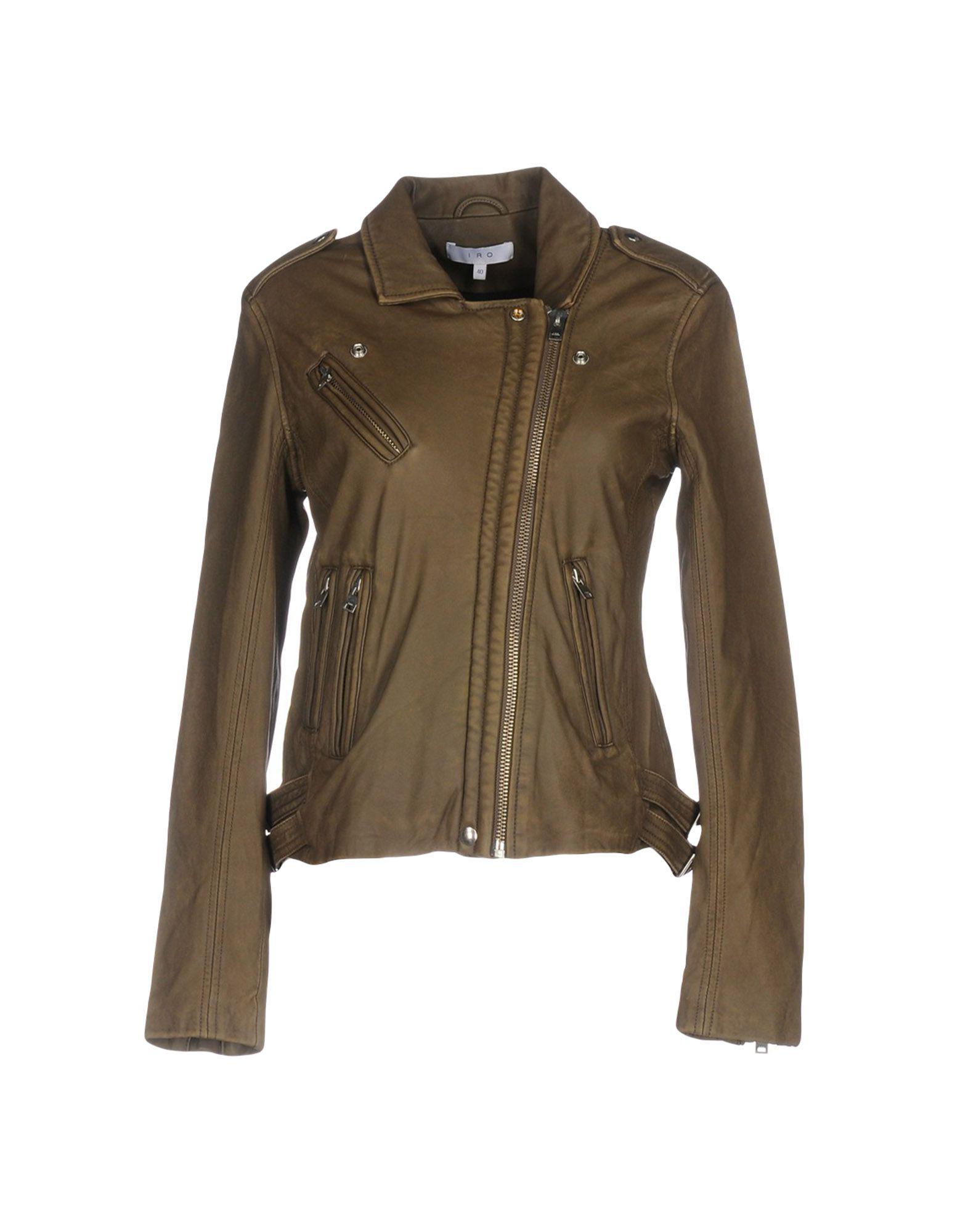 Lyst - Iro Leather Jacket in Green