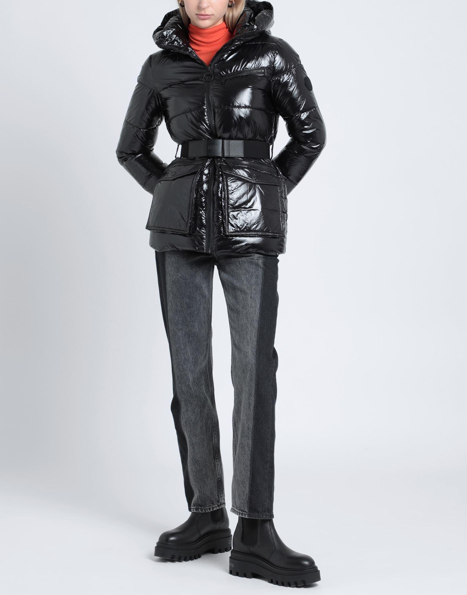 DKNY Down Jacket in Black | Lyst UK
