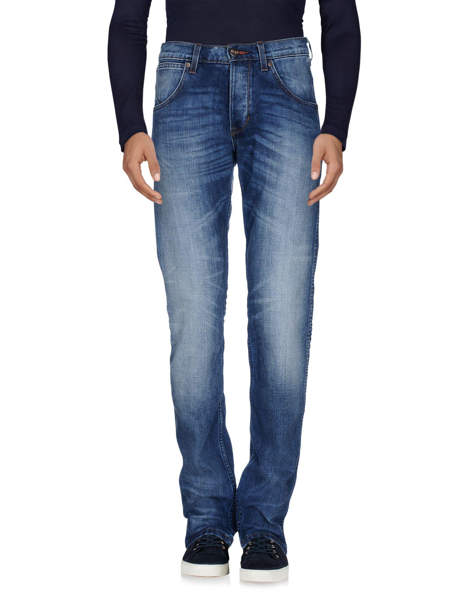 Wrangler Denim Trousers in Blue for Men - Lyst