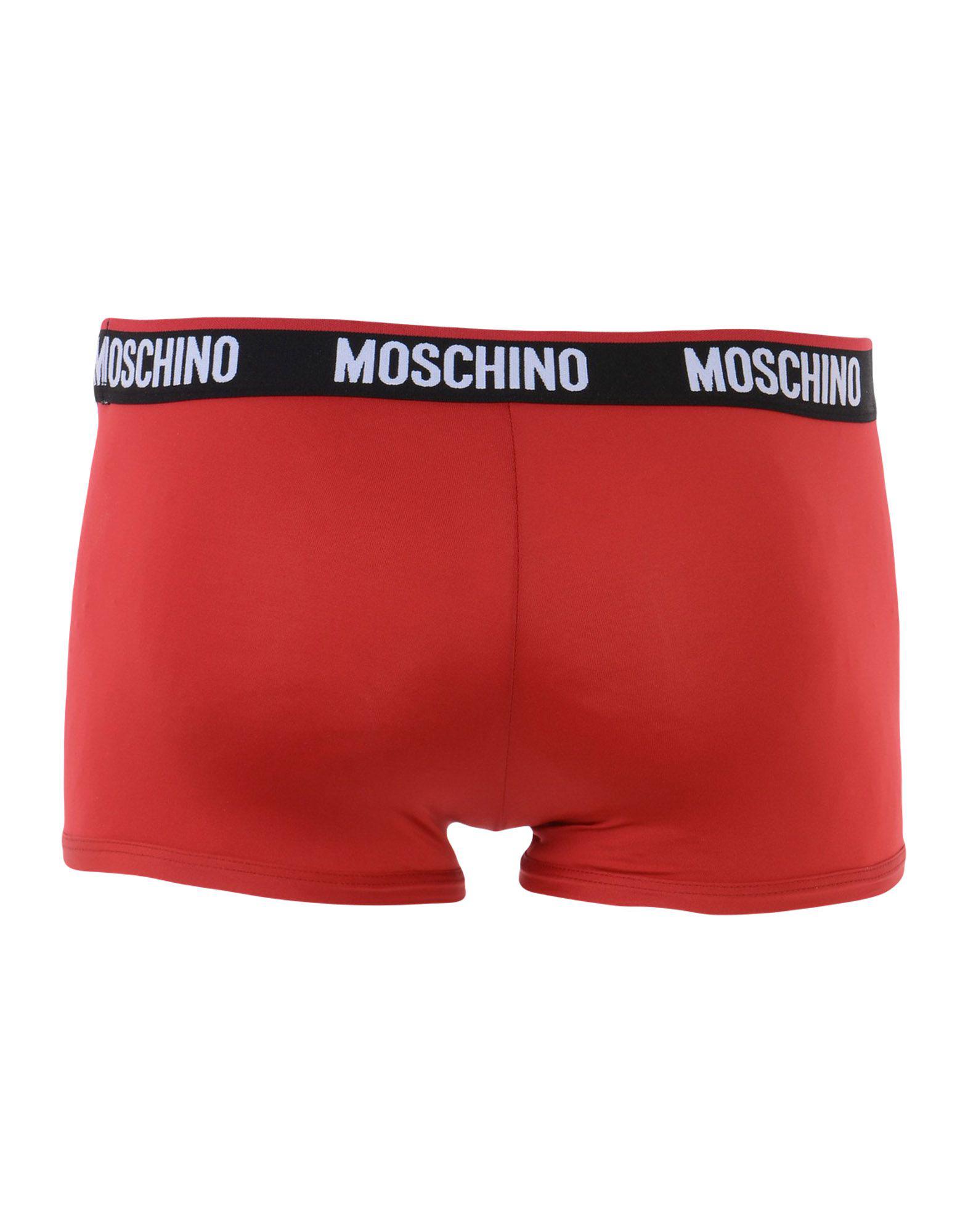 Moschino Synthetic Boxer in Red for Men - Lyst