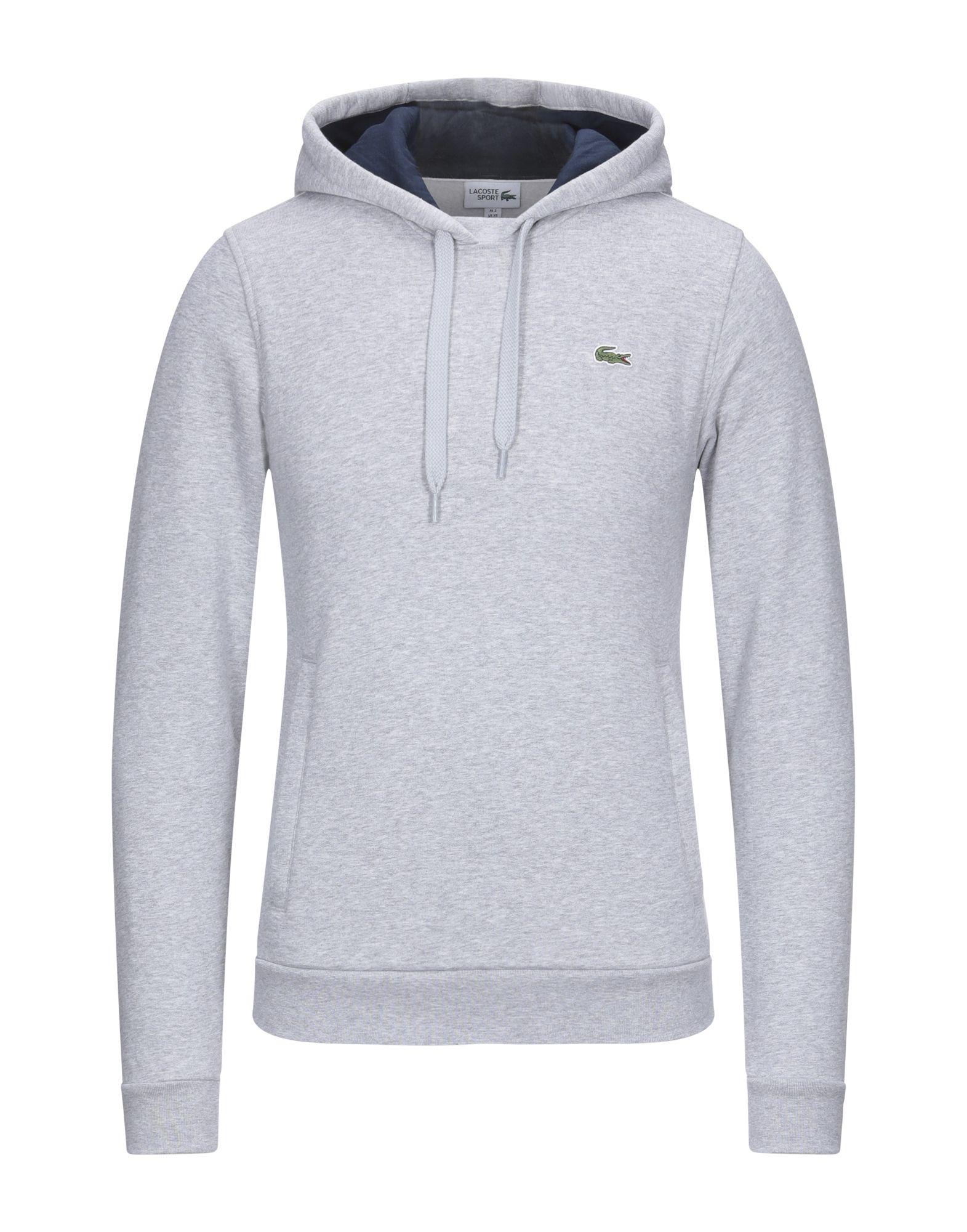 Lacoste Sport Fleece Sweatshirt in Grey (Gray) for Men - Lyst