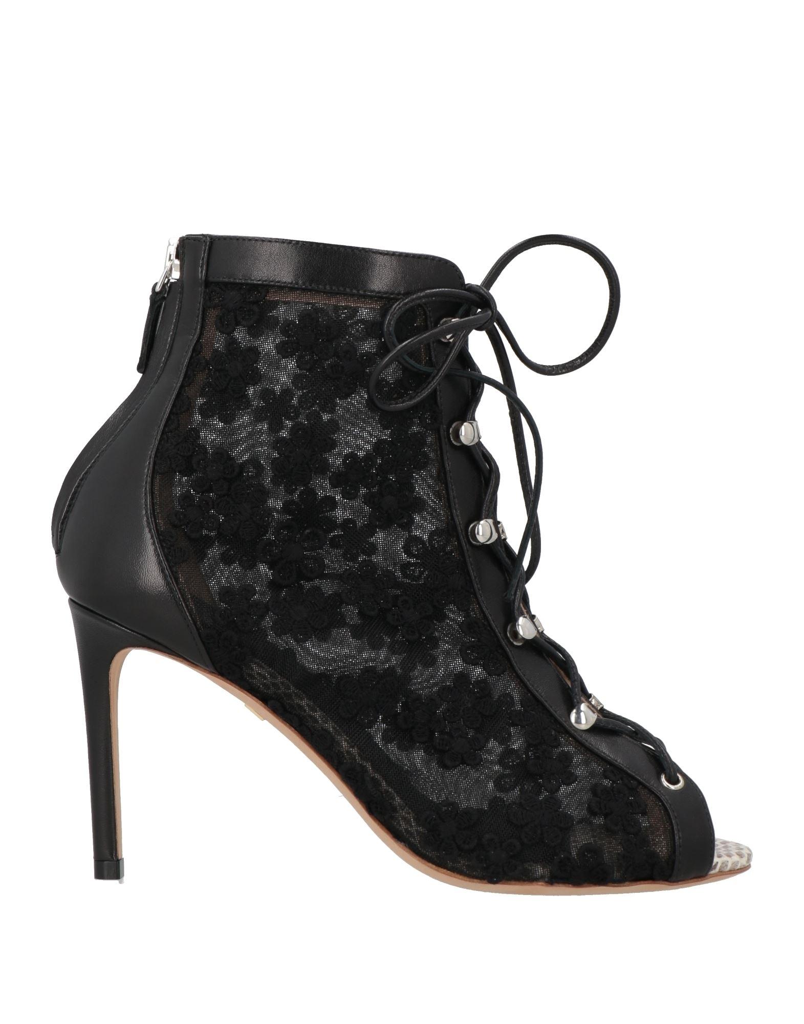 Escarpins Giambattista Valli - Cuir Verni Noir - Taille 41,5 - Slingback à Talon Aiguille Très Haut - Neufs (sans Emballage)