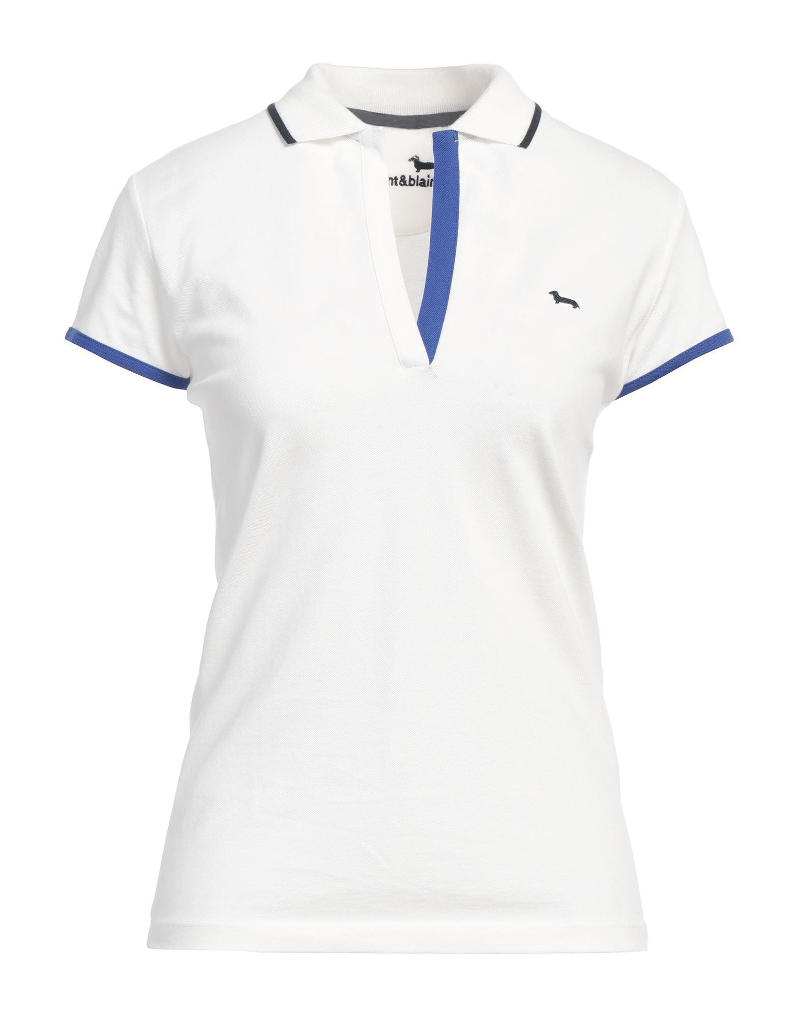 HARMONT & BLAINE 売れ筋商品|||ハーモント & ブレイン Tシャツ トップス レディース Polo shirts White Harmont & Blaine Polo Shirts In White