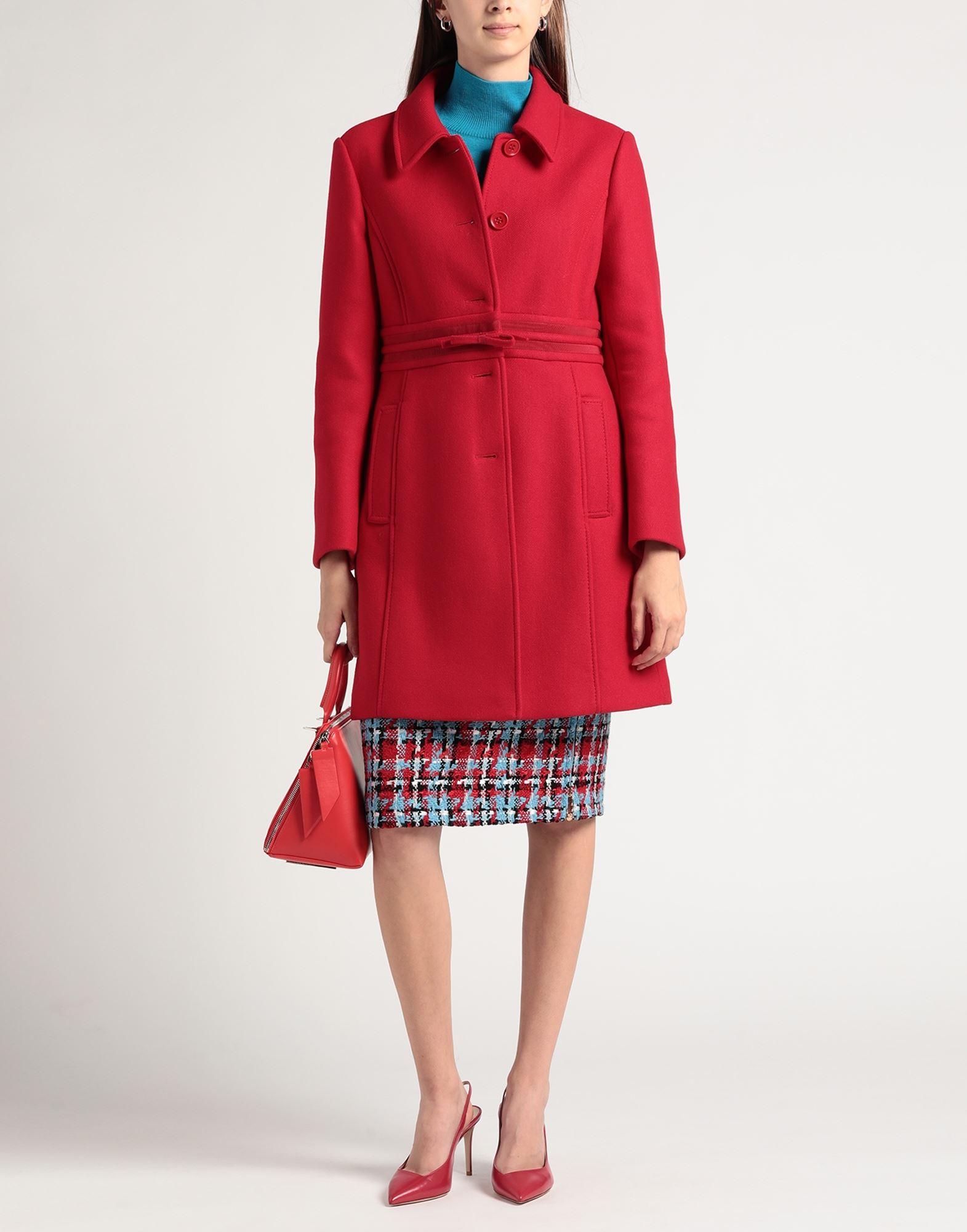 Cape Coat Red Valentino Coats RED Valentino Coat In Red Lyst UK