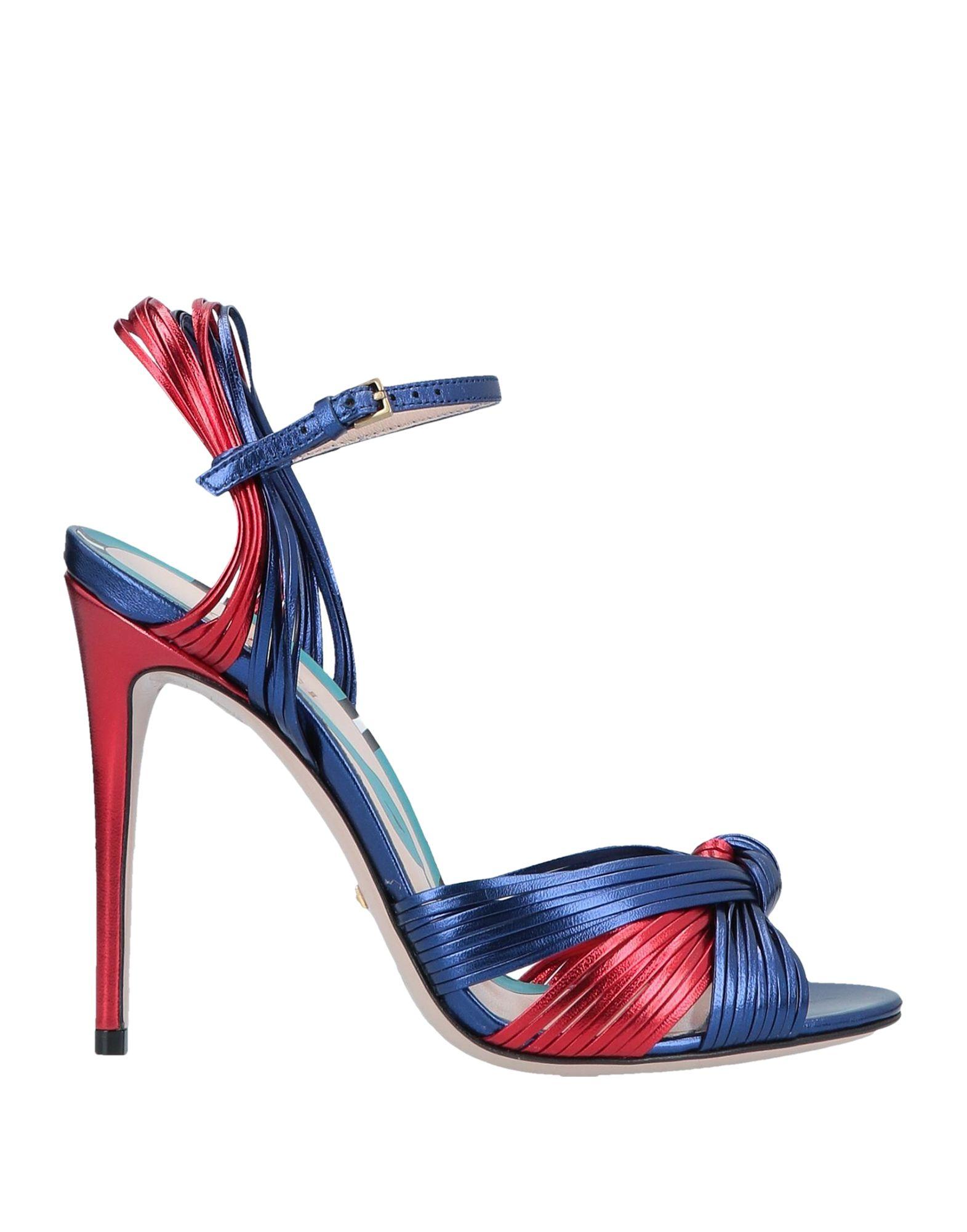 gucci red flat sandals