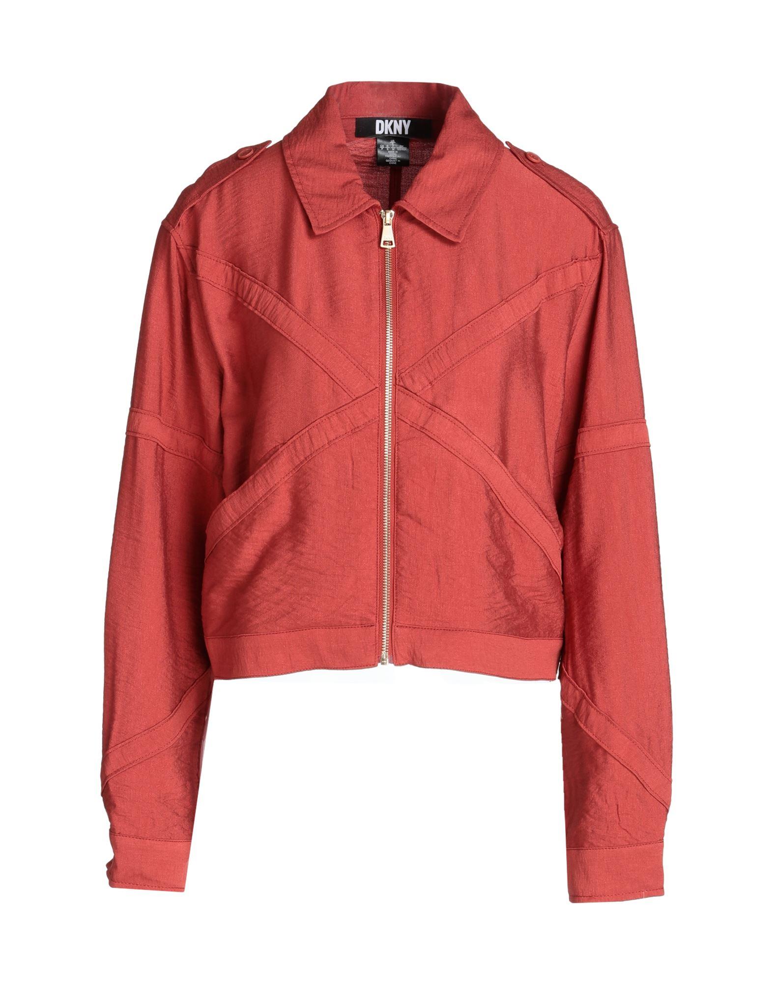 DKNY Jacke in Rot | Lyst DE