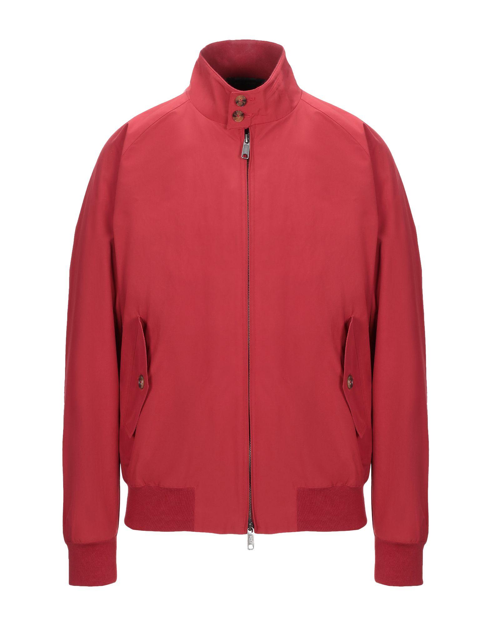 Baracuta Cotton Jacket in Red for Men - Lyst