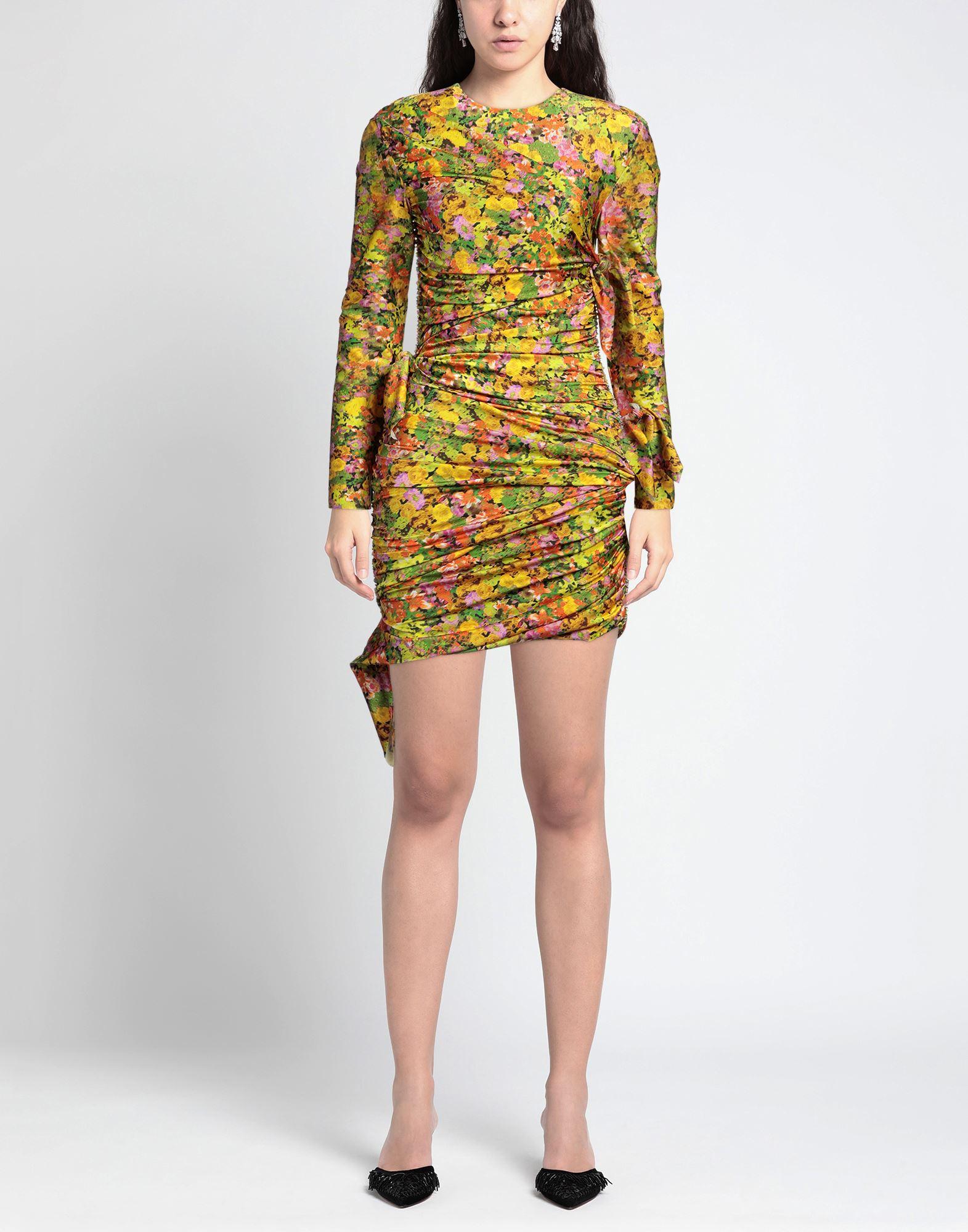 philosophy di lorenzo serafini yellow floral mini dress Yellow Floral Mini Dress by Philosophy di Lorenzo Serafini