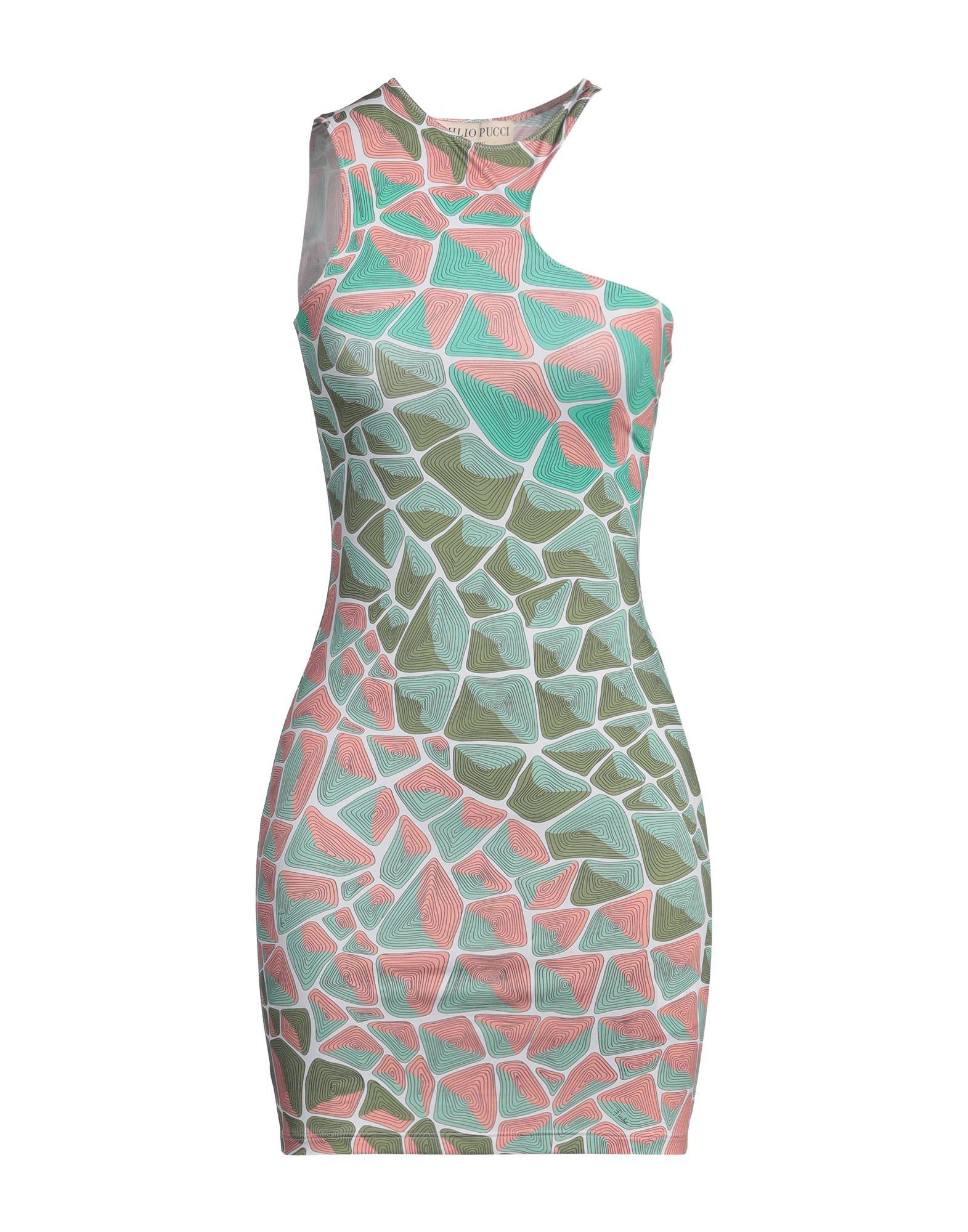 knee length dresses for ladies Emilio Pucci Psychedelic Sheer Mesh Maxi Dress main image 1
