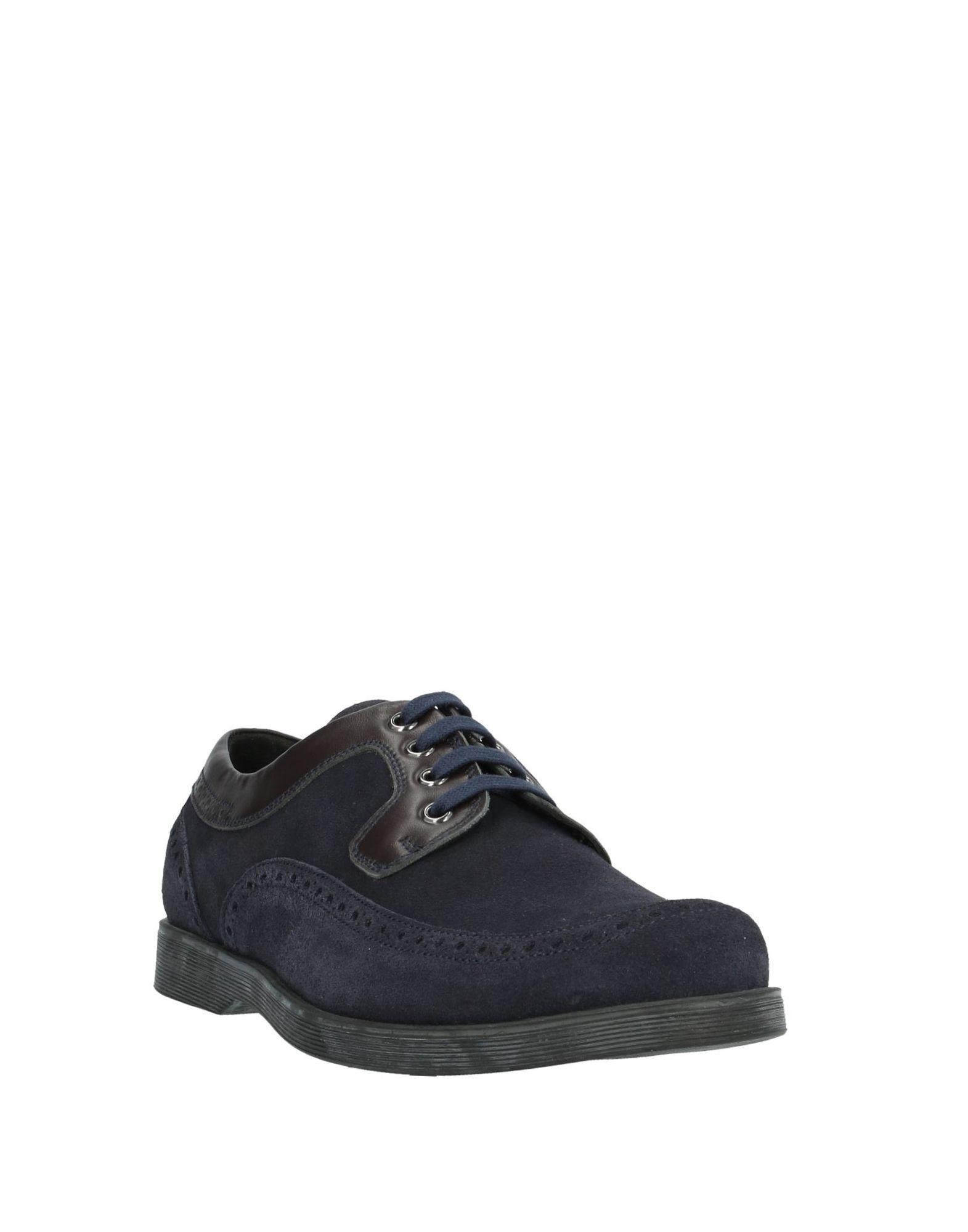 Fabiano Ricci Suede Lace-up Shoe in Dark Blue (Blue) for Men - Lyst