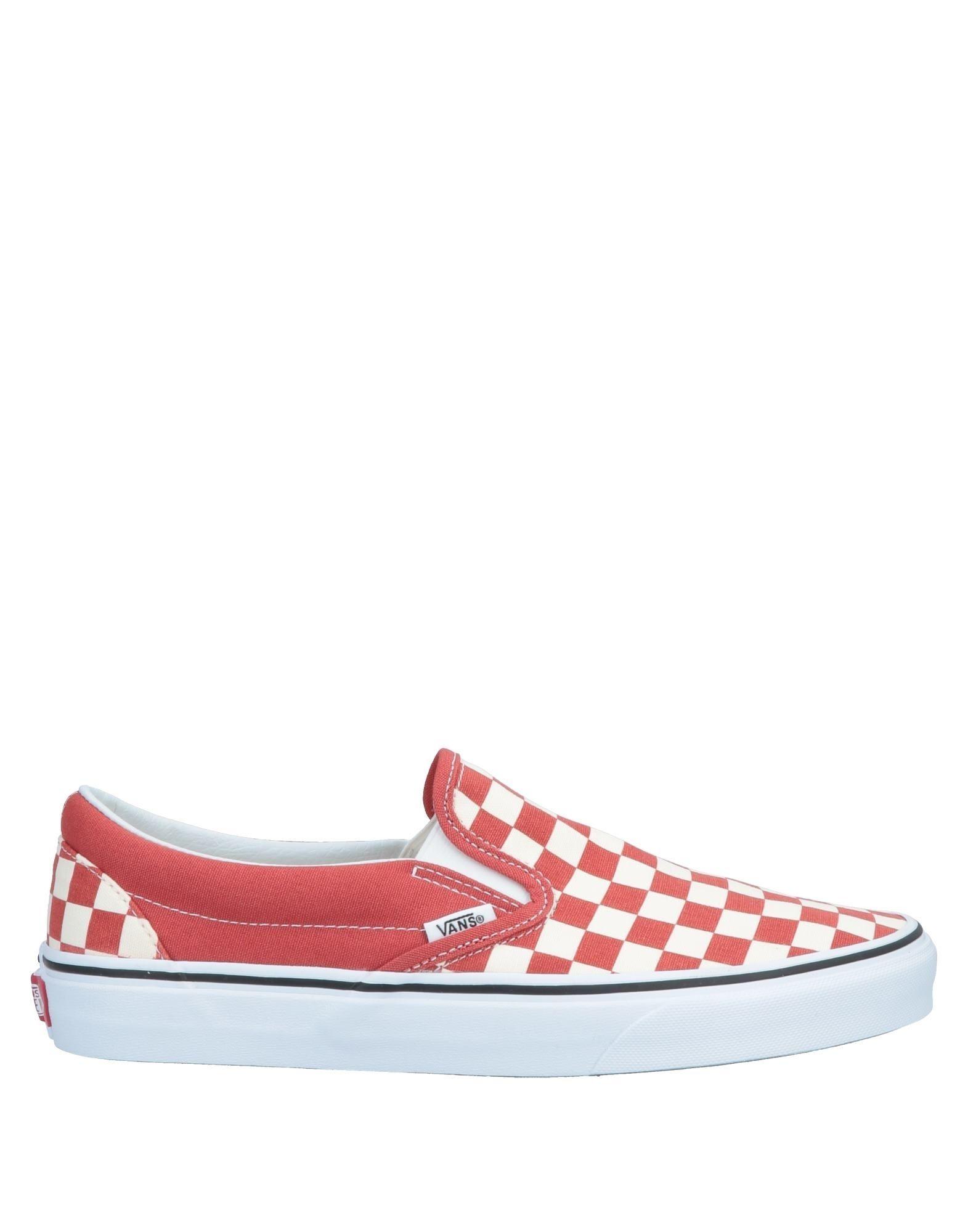 Vans Canvas Lowtops & Sneakers in Red for Men Lyst