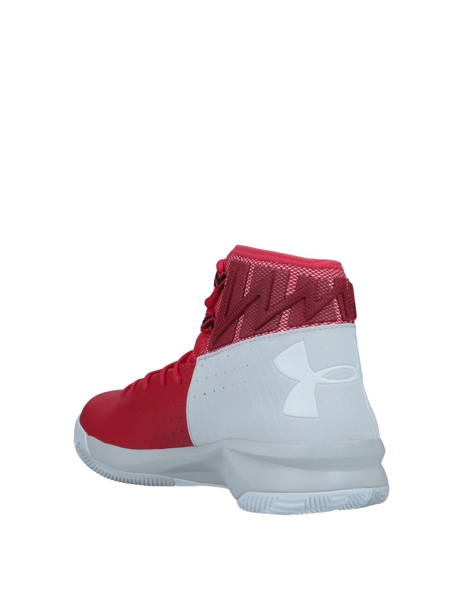 under armour red high tops