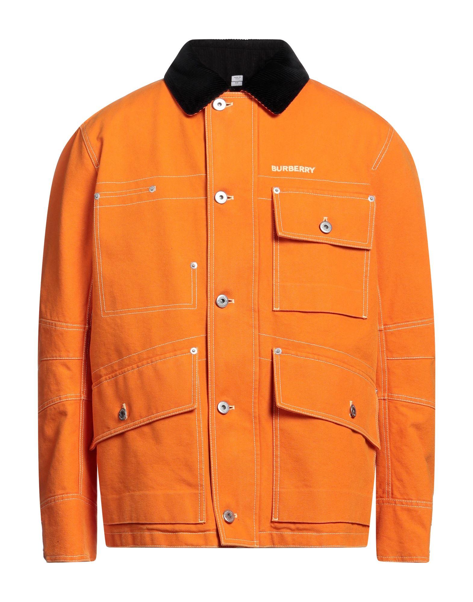 Burberry Jacket in Orange for Men Lyst