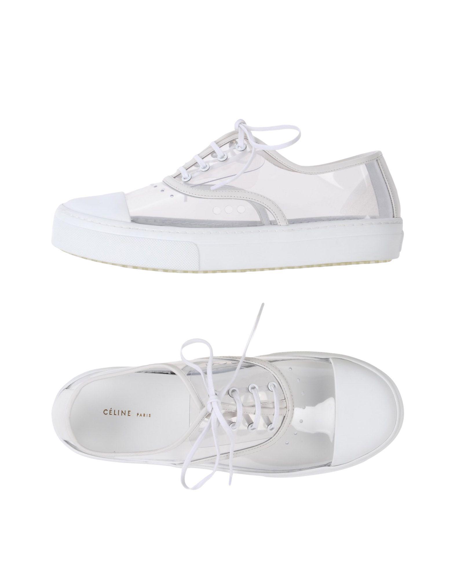 Celine Rubber Lowtops & Sneakers in Transparent (White) Lyst