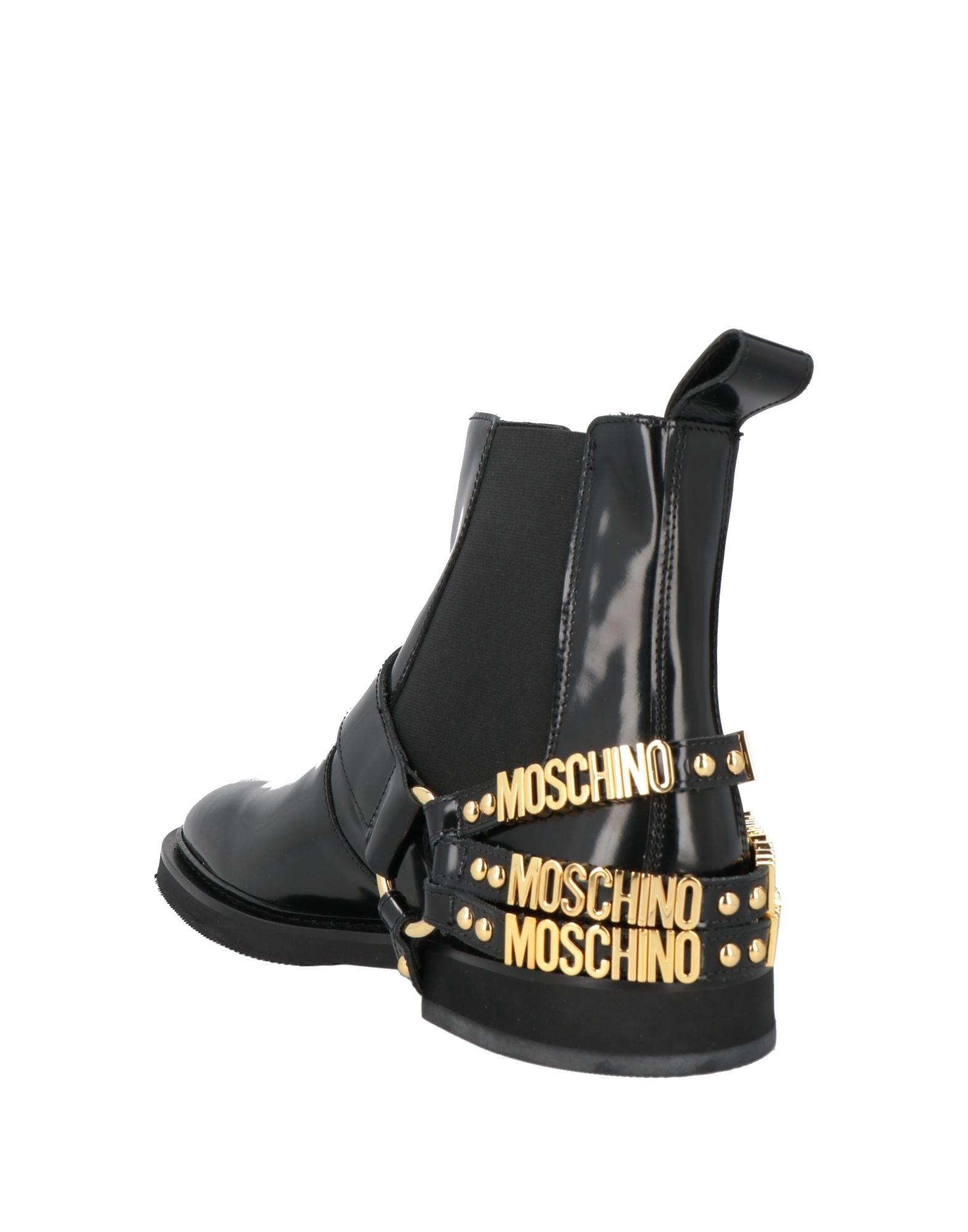 ブーツその他 Moschino Rounded Toe Ankle Boots Moschino Ankle Boots in Black for Men | Lyst UK