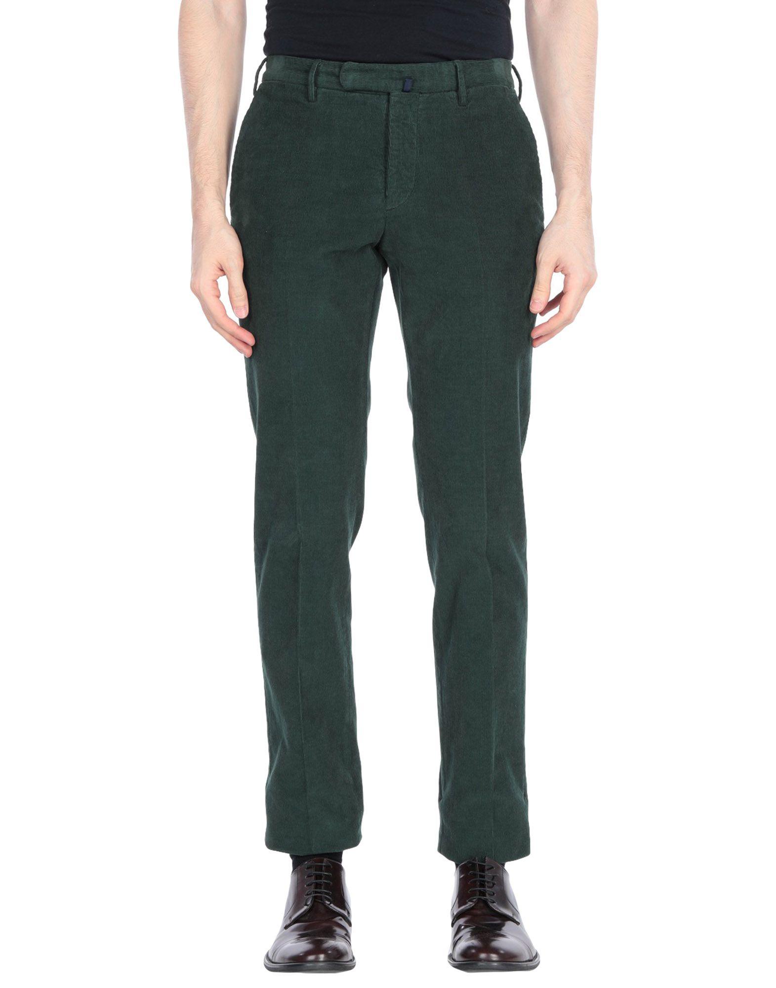 Incotex Velvet Casual Pants in Emerald Green (Green) for Men Lyst