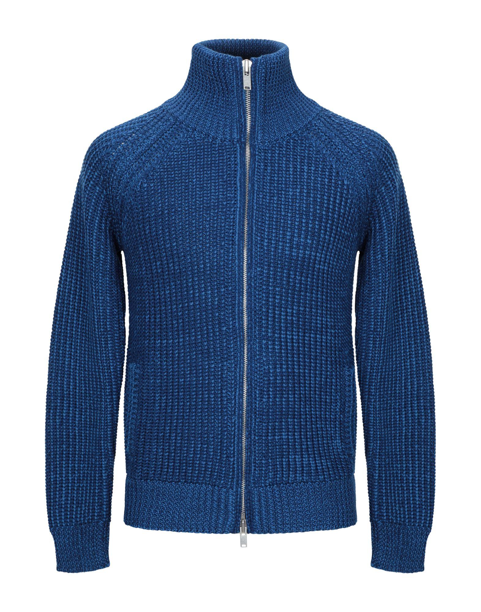 Roberto Collina Wool Cardigan in Bright Blue (Blue) for Men - Lyst