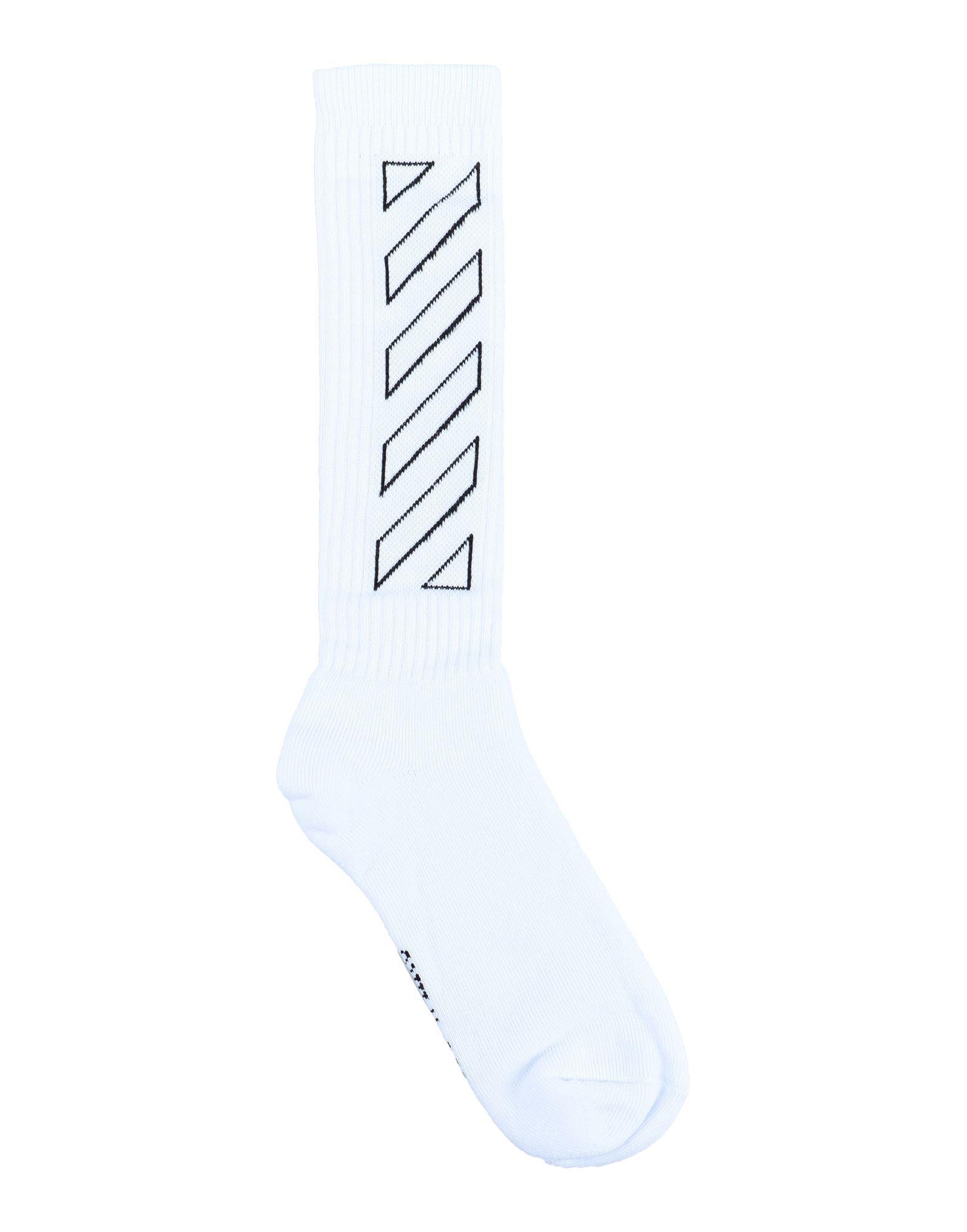 Off-White c/o Virgil Abloh Cotton Socks & Hosiery in White for Men | Lyst