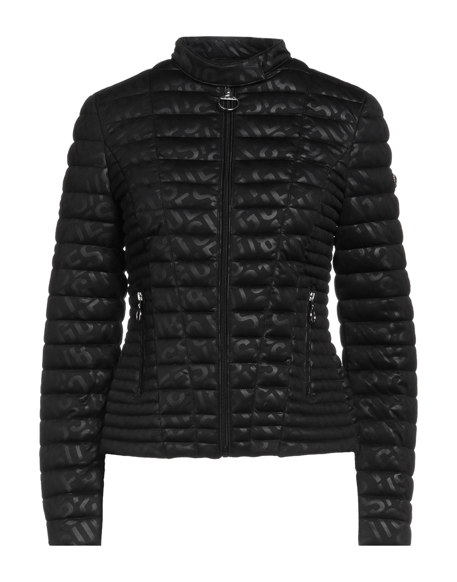 Guess Synthetic Down Jacket in Black | Lyst