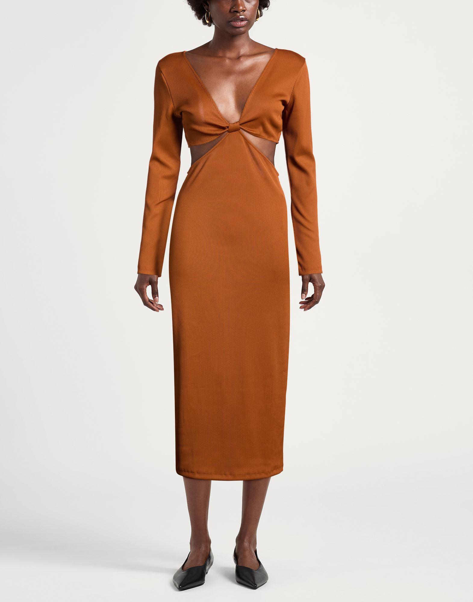 knee length dresses for ladies Hugo Boss Drumialdan Midi Dress