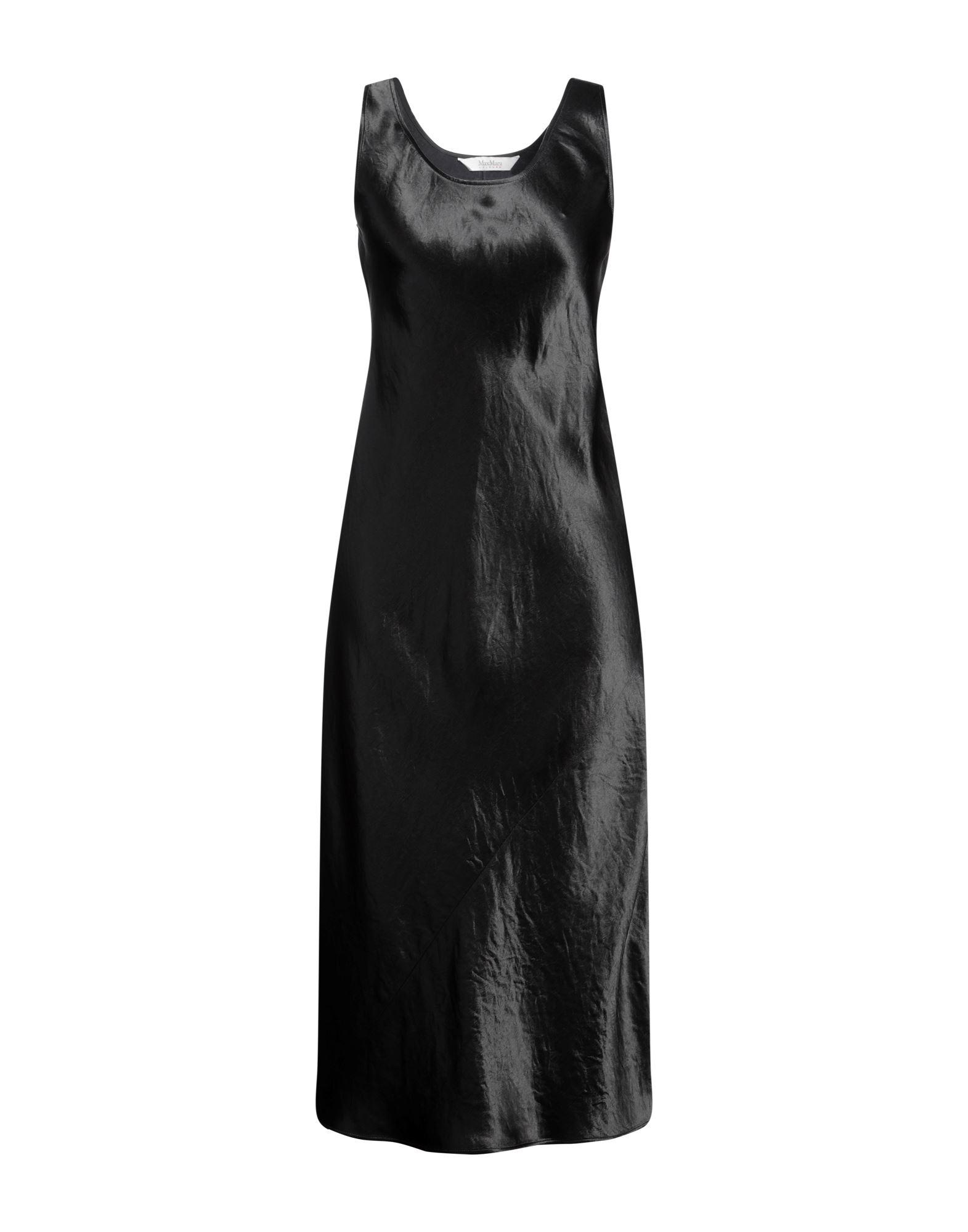 Max Mara Midi Dress in Black | Lyst