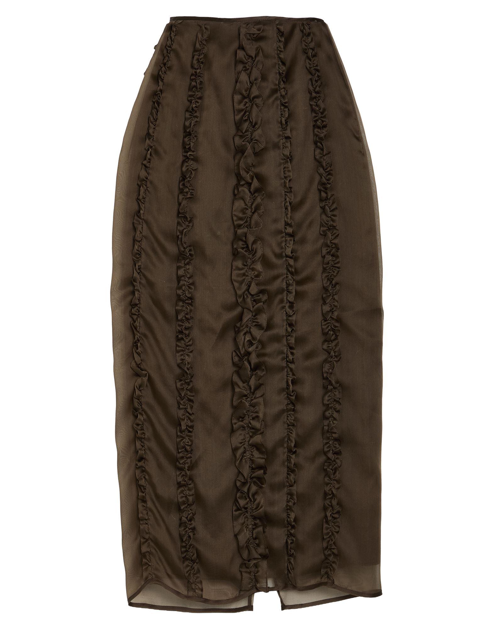 スカート CECILIE BAHNSEN SKIRT (424RTW17013 CHESTNUT) Vanilla Skirt