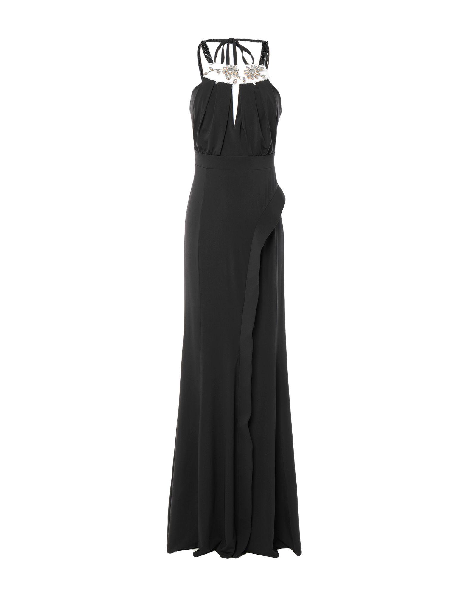 Maria Grazia Severi Synthetic Long Dress in Black Lyst