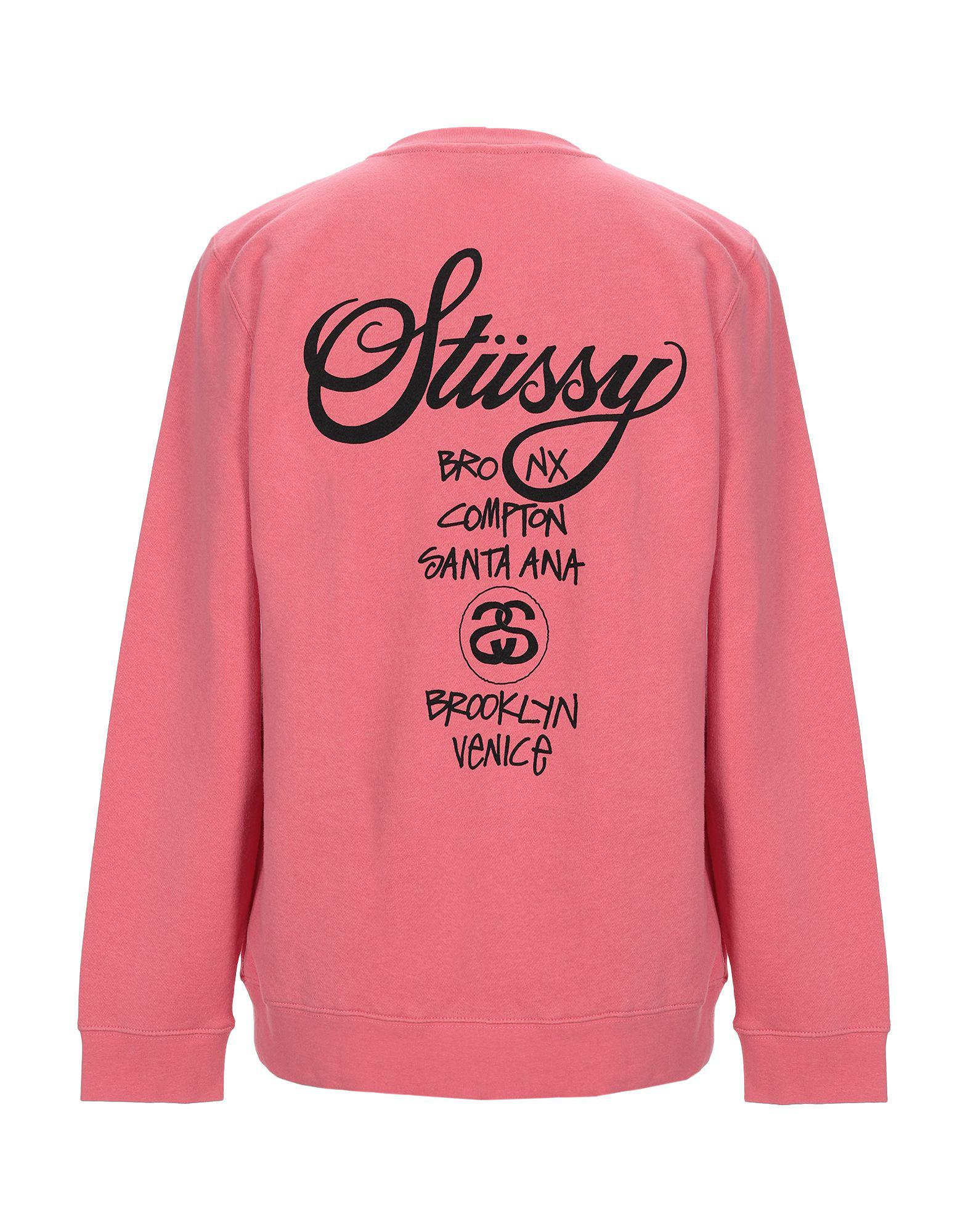 stussy pink sweater