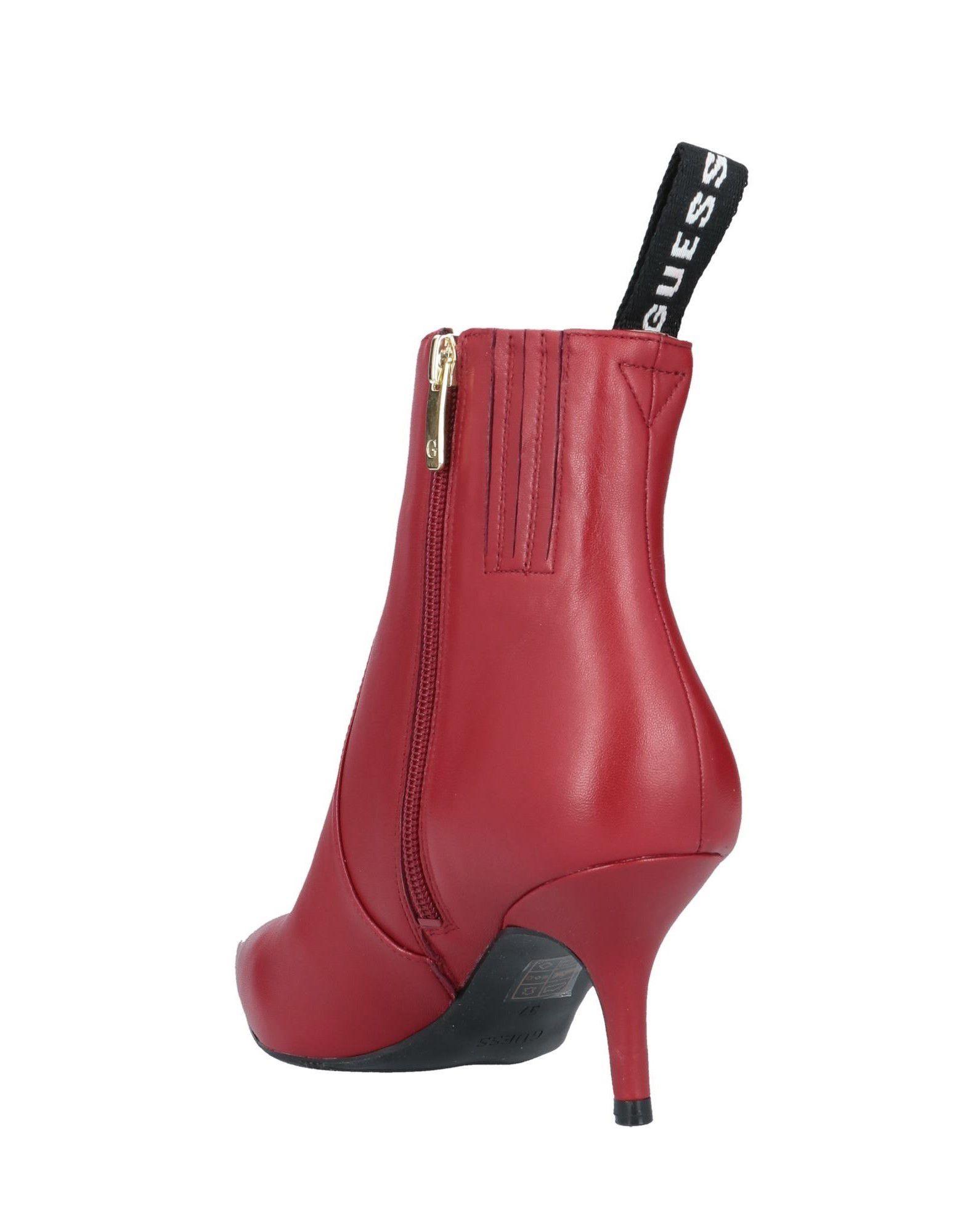 guess red shoes sneakers