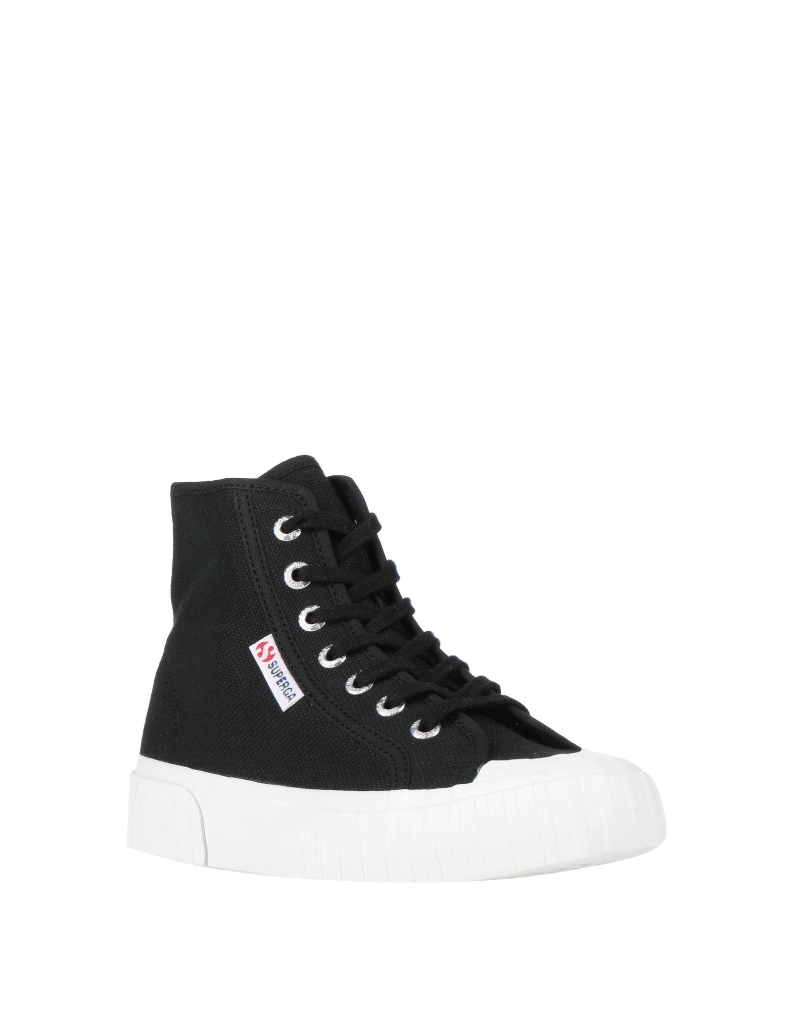 Superga Canvas Trainers in Black | Lyst
