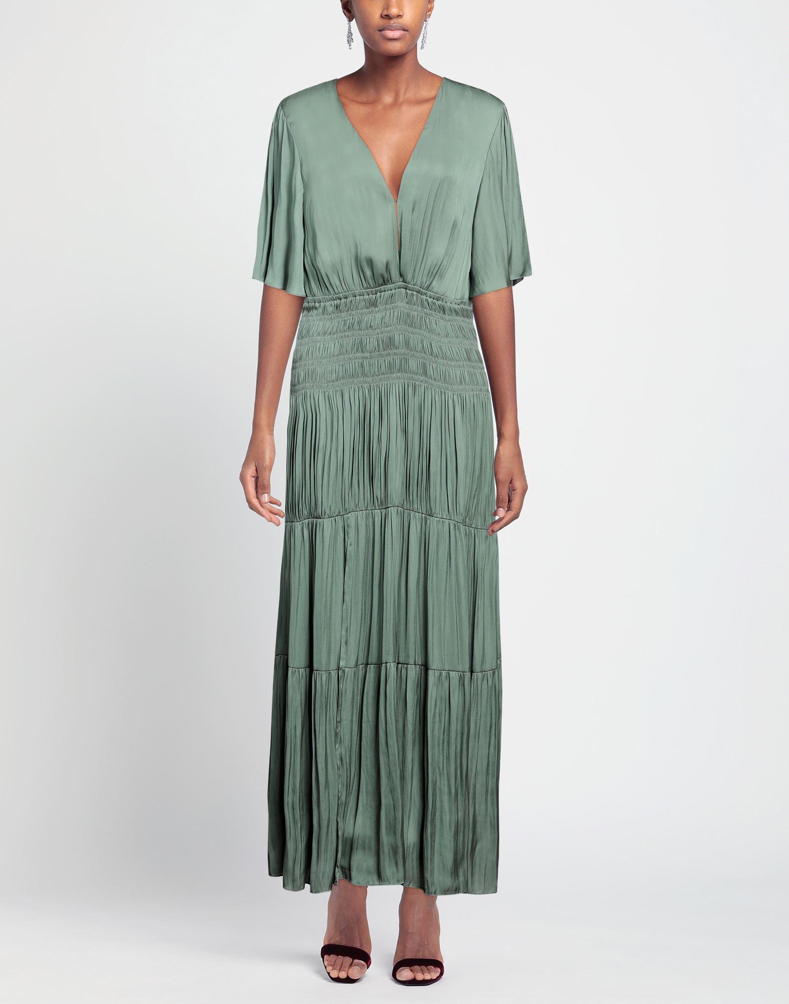 Maje Maxi Dress in Green | Lyst UK