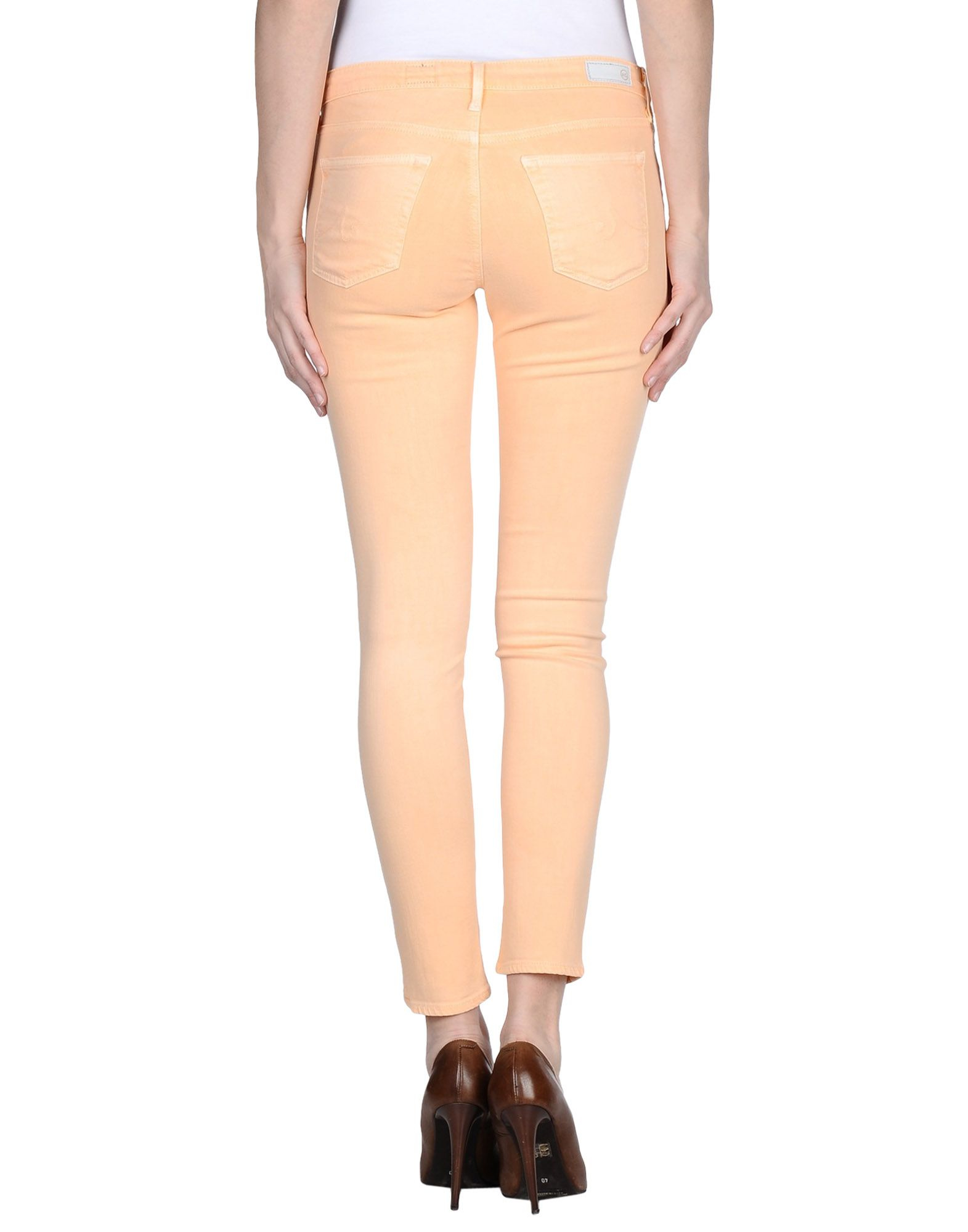 orange denim pants