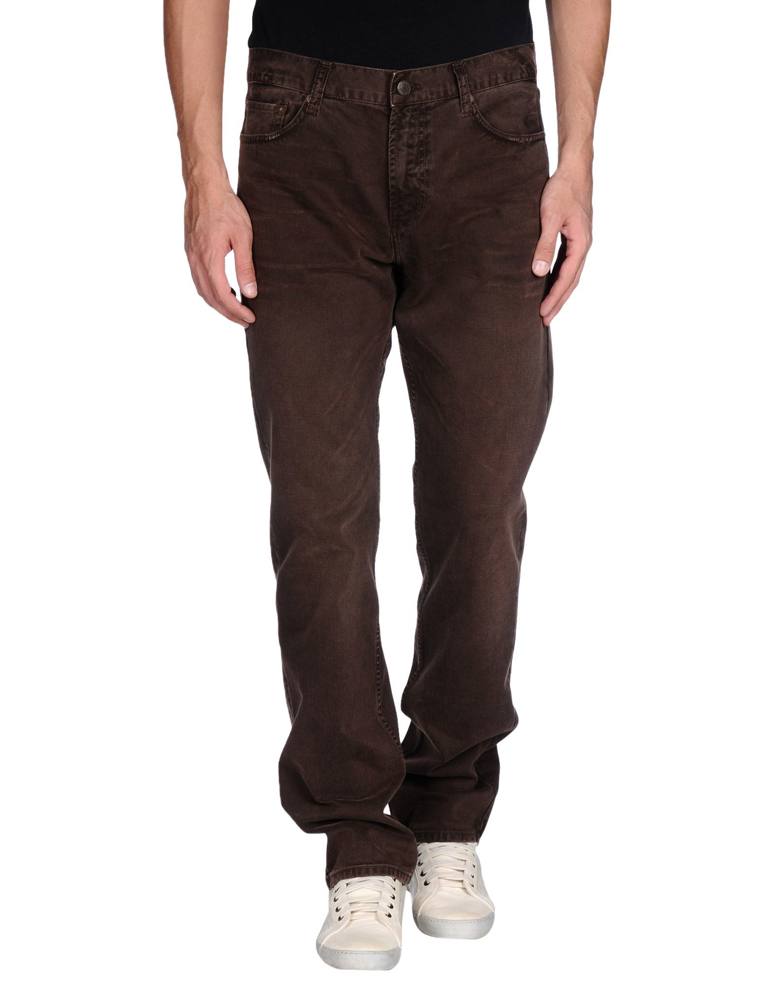 J Brand Denim Trousers in Dark Brown (Brown) for Men - Lyst