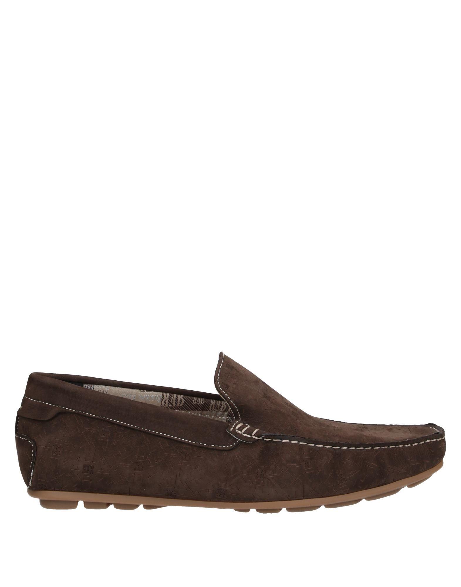 Fabiano Ricci Leather Loafer in Dark Brown (Brown) for Men - Lyst