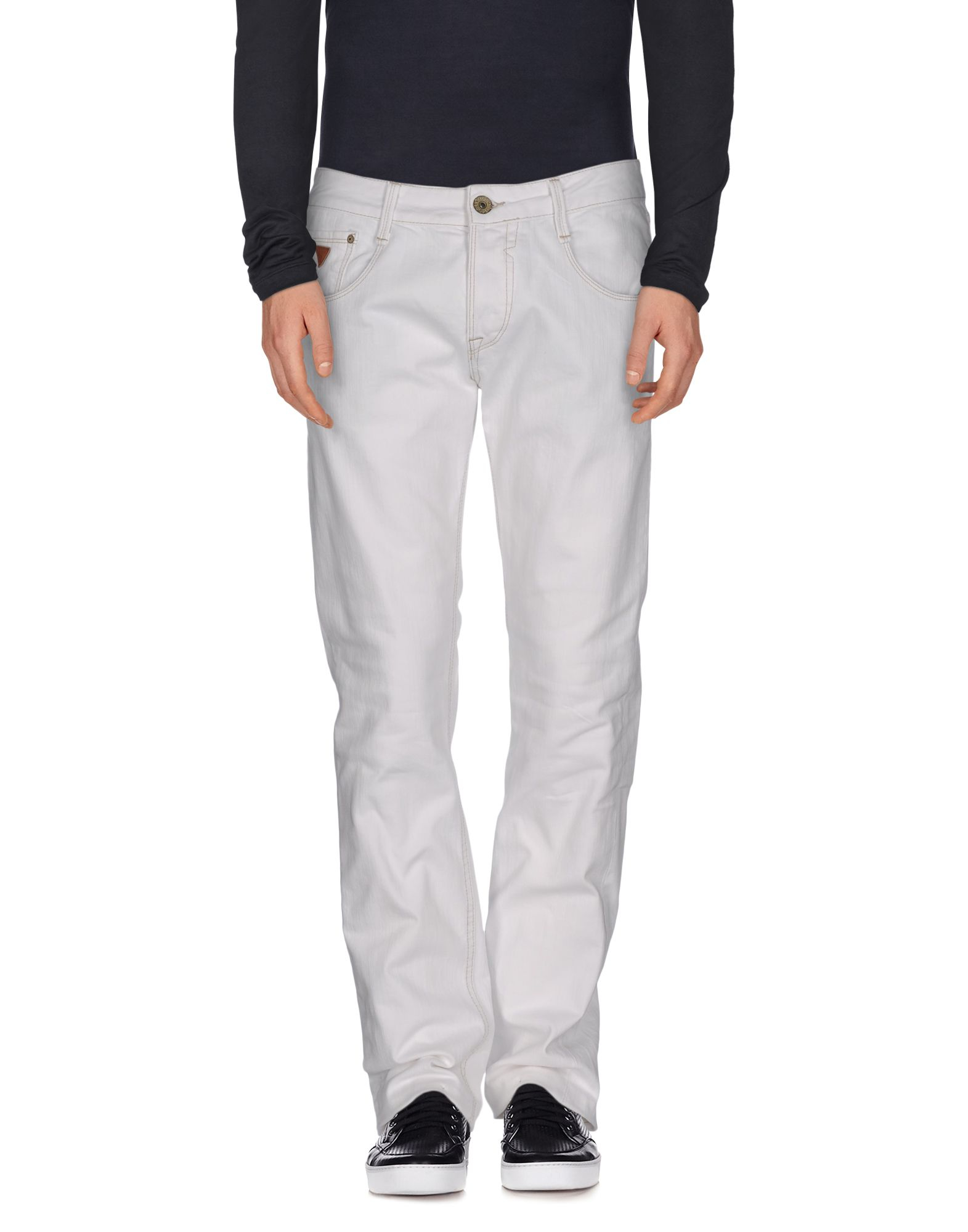Guess Denim Pants in White for Men | Lyst