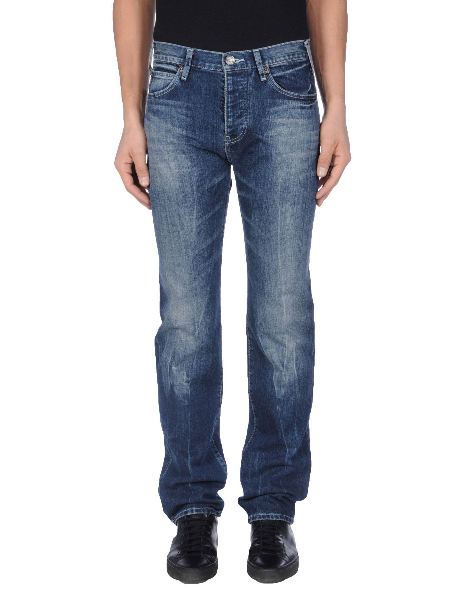 Armani jeans Denim Trousers in Blue for Men - Save 32% | Lyst