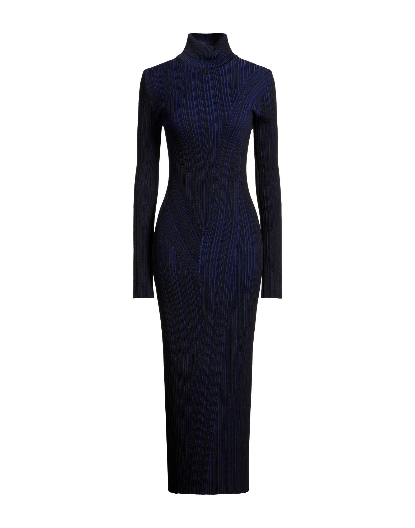 princess polly baby blue dress Bcbg Max Azria Navy Cable Knit Fit & Flare Dress Size S International main image 0