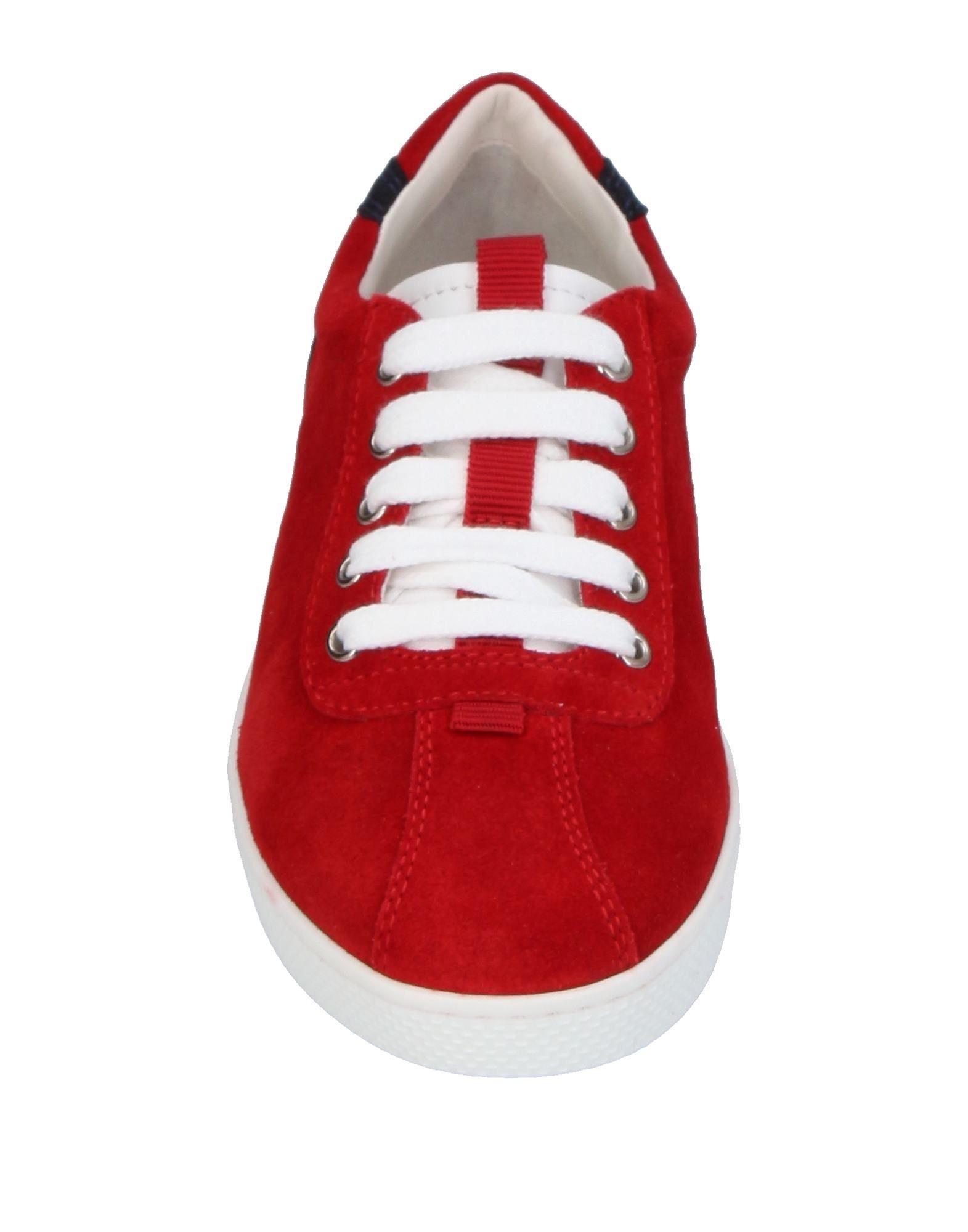 Gucci Suede Low-tops & Sneakers in Red - Lyst