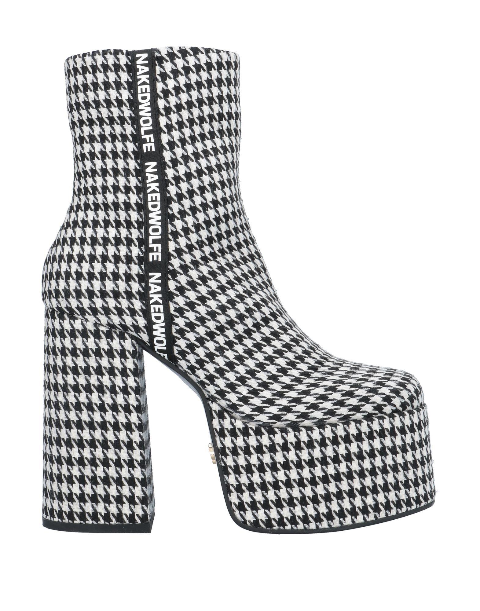Naked Wolfe Leder Stiefelette in Weiß | Lyst DE