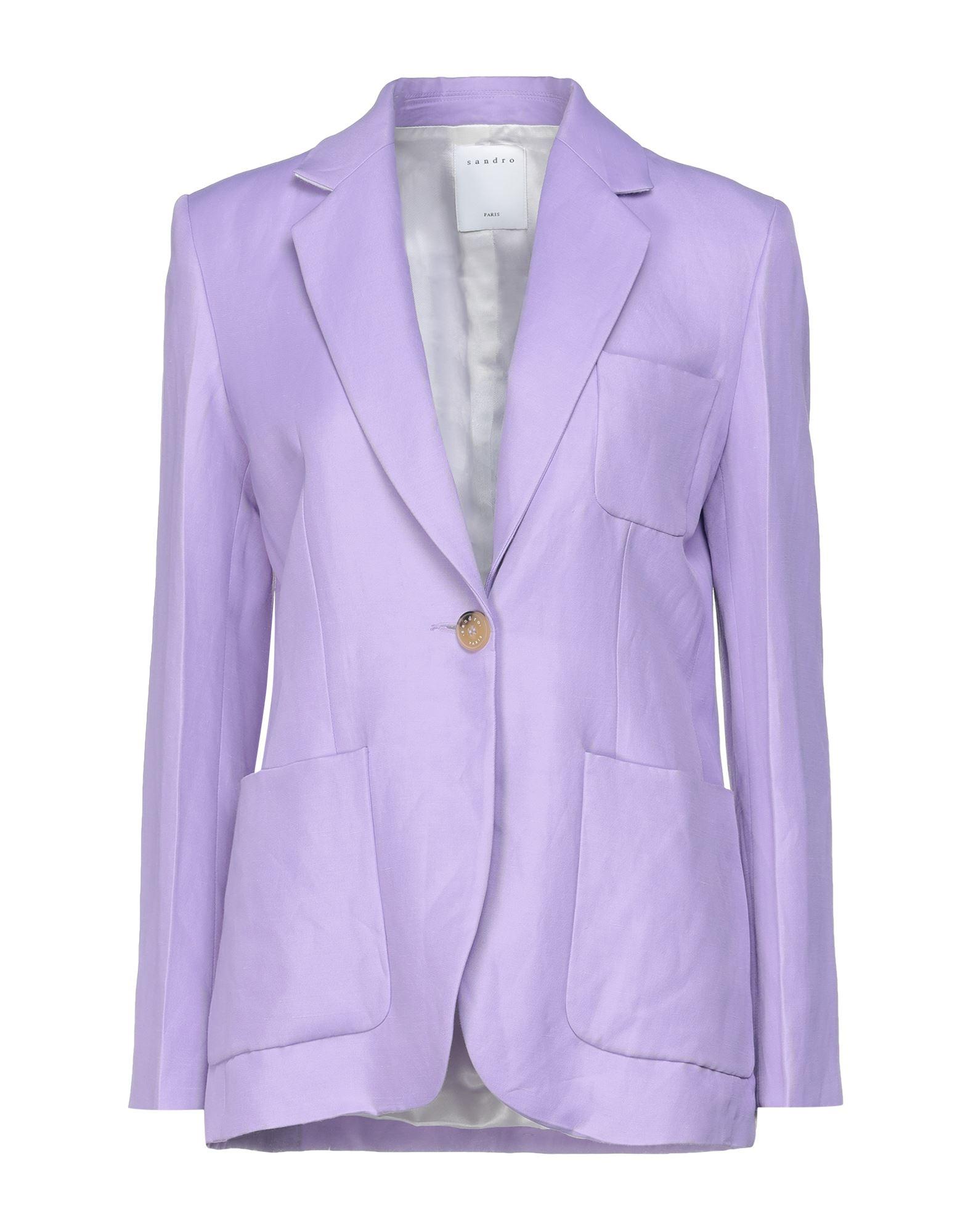 sandro purple coat